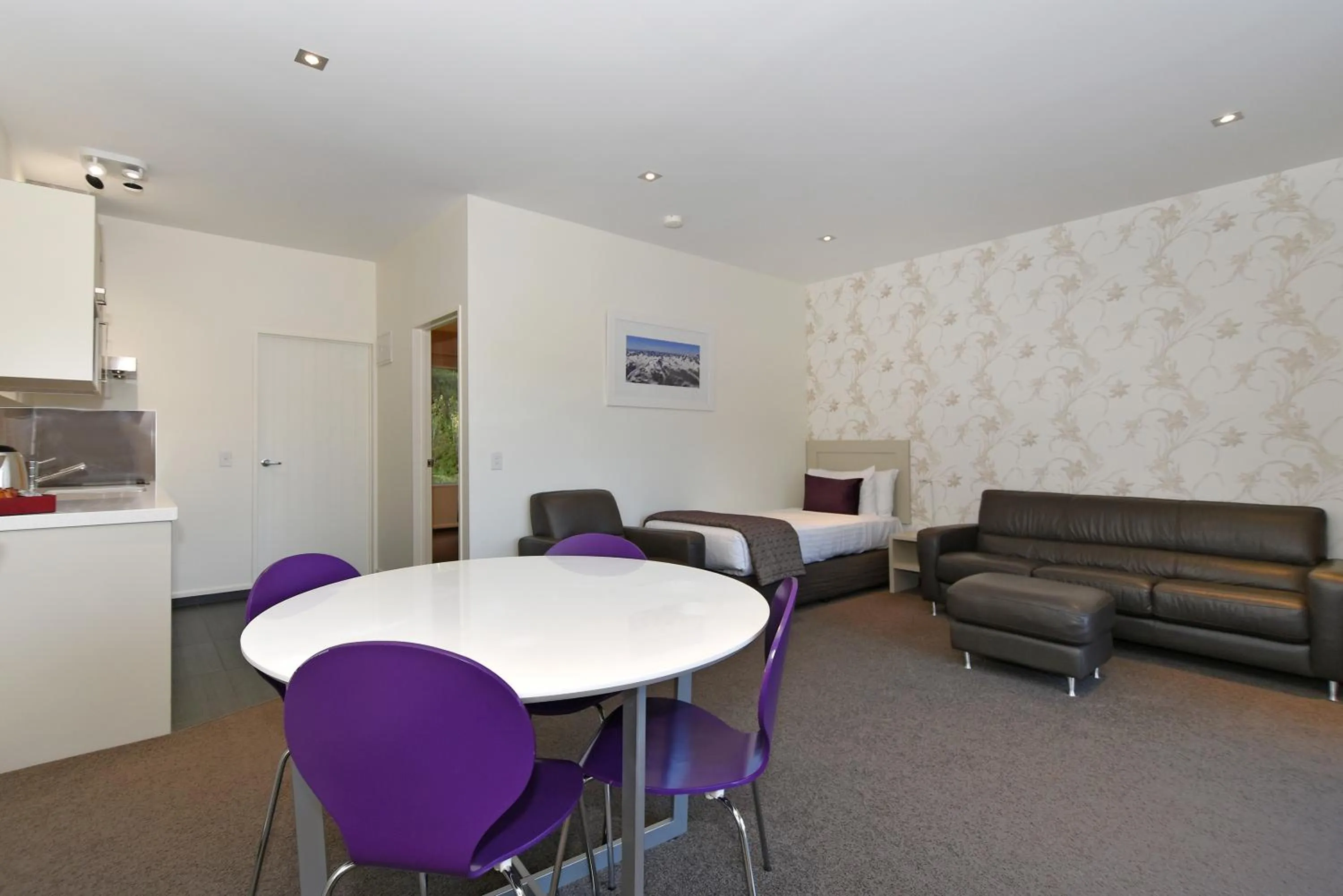 Seating area in Aspen Court Franz Josef