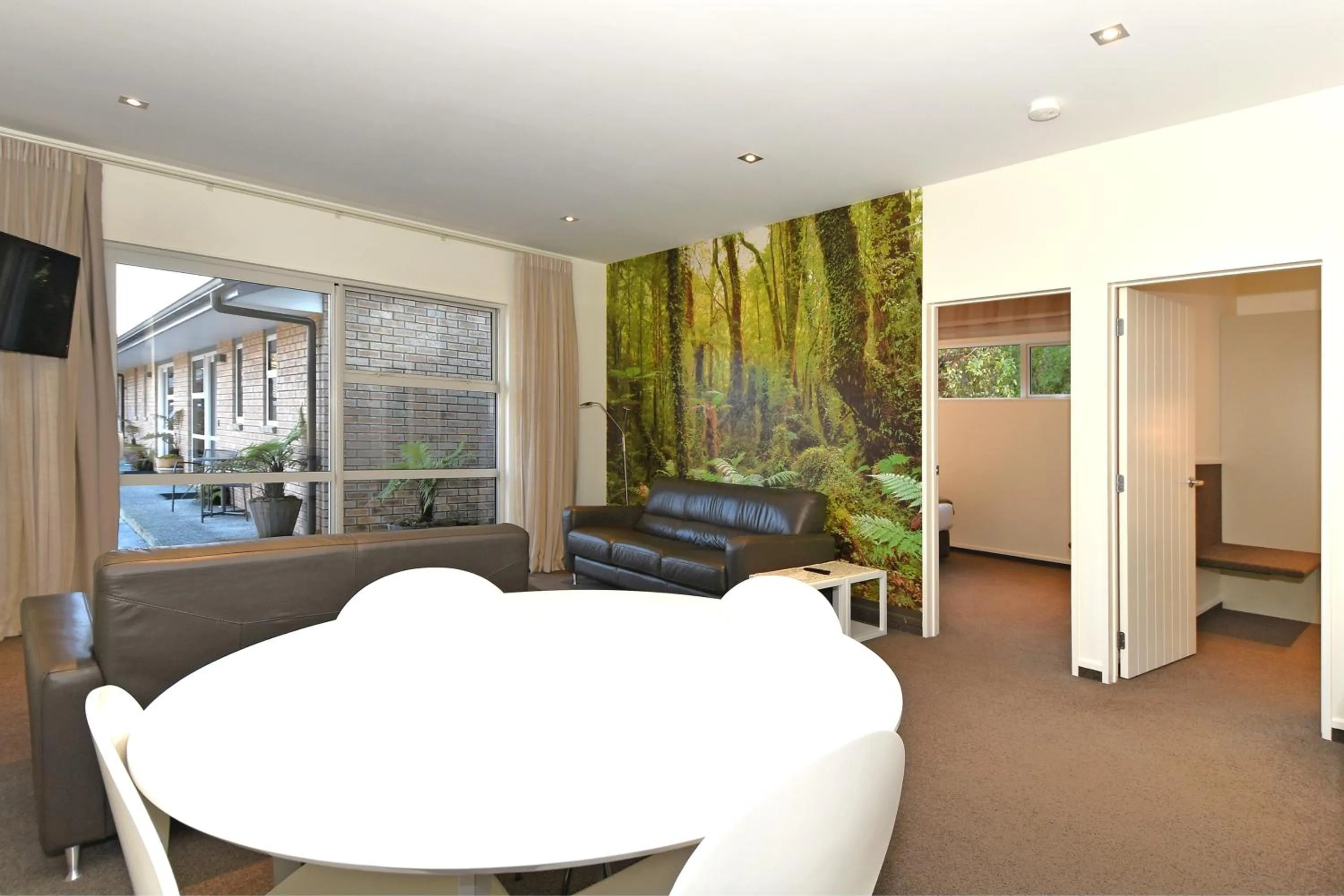 Seating area in Aspen Court Franz Josef