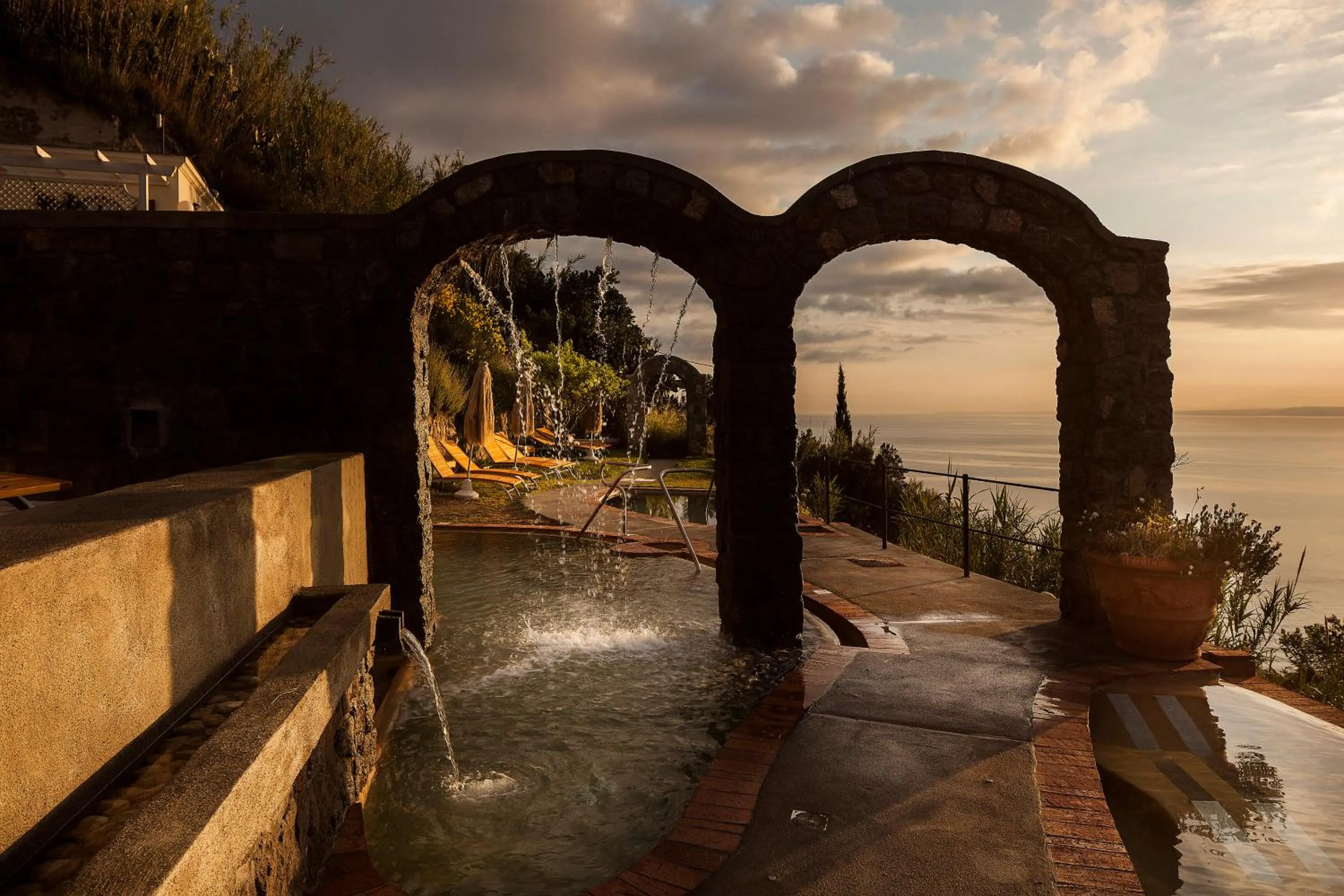 Open Air Bath in San Montano Resort & Spa