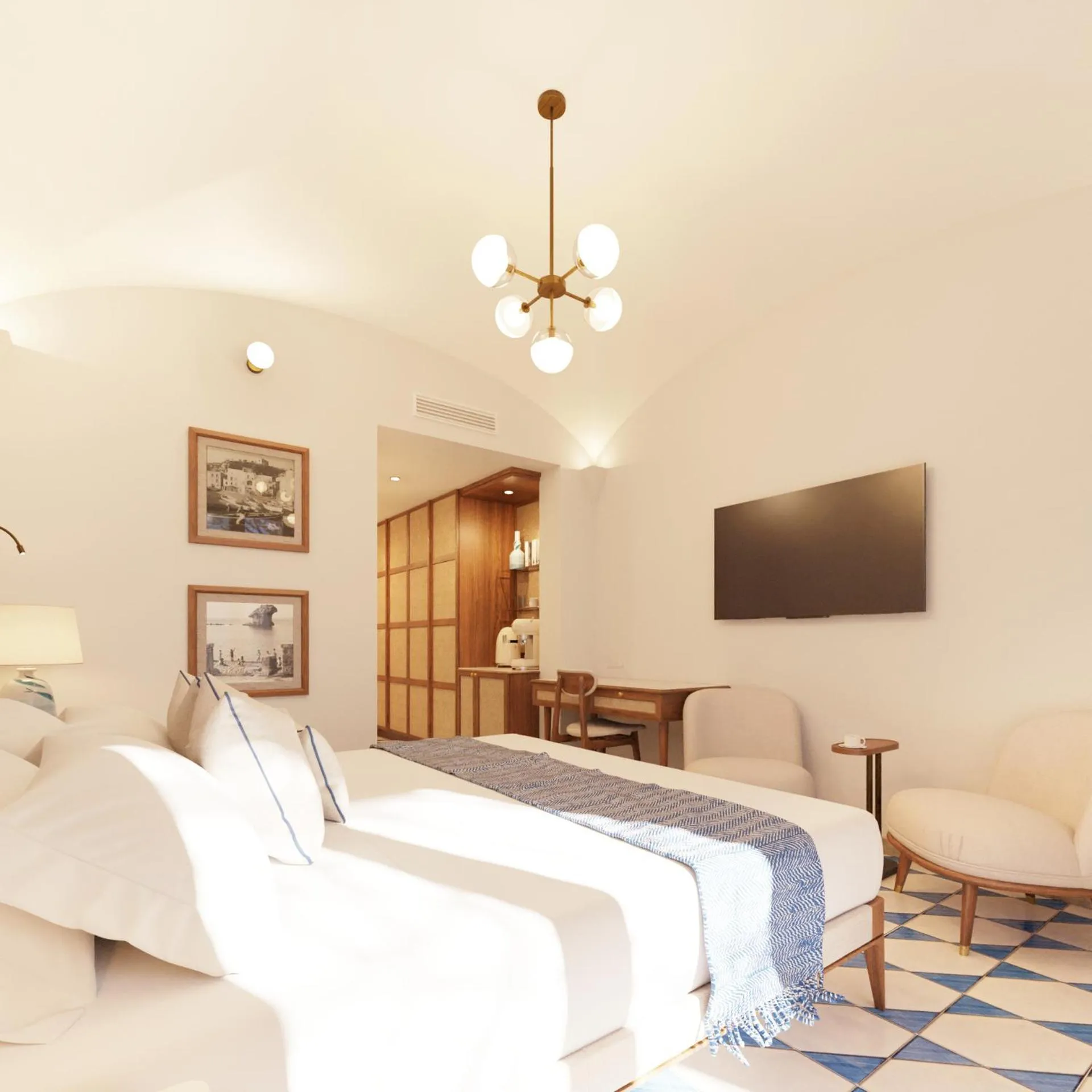 Bed in San Montano Resort & Spa