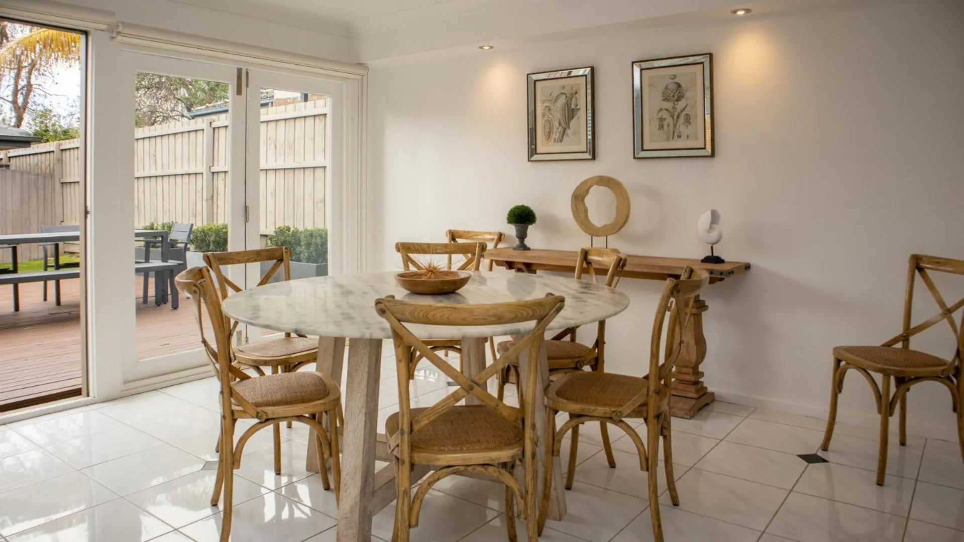 Dining area in Brighton House