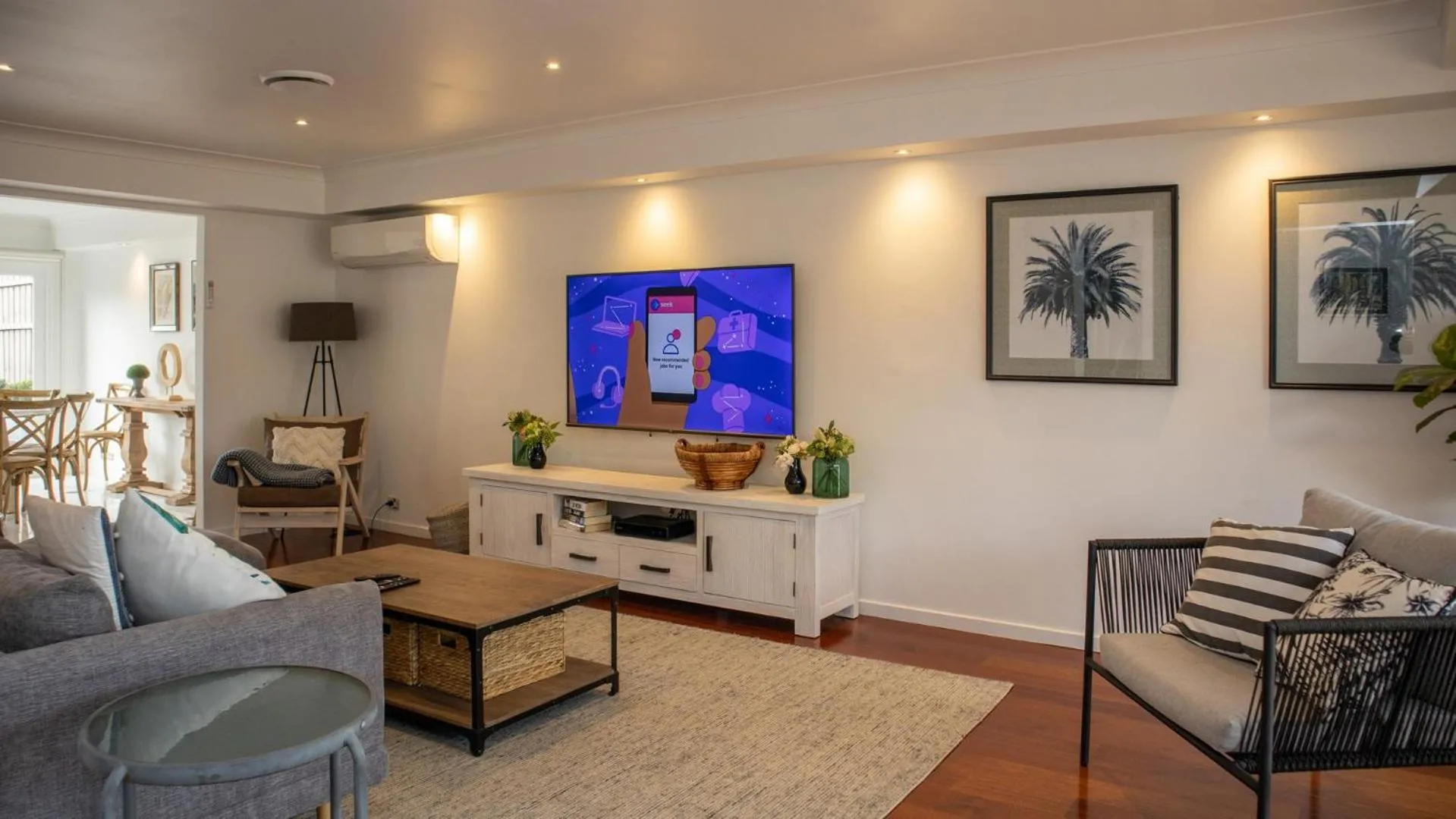 Living room in Brighton House