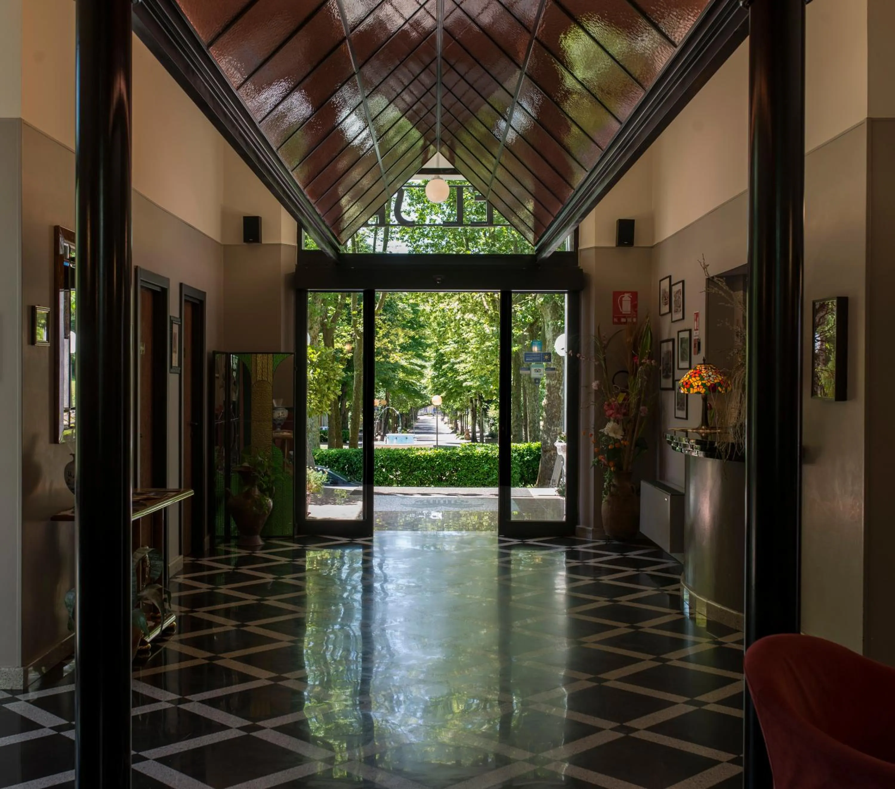 Lobby or reception in Hotel Salus