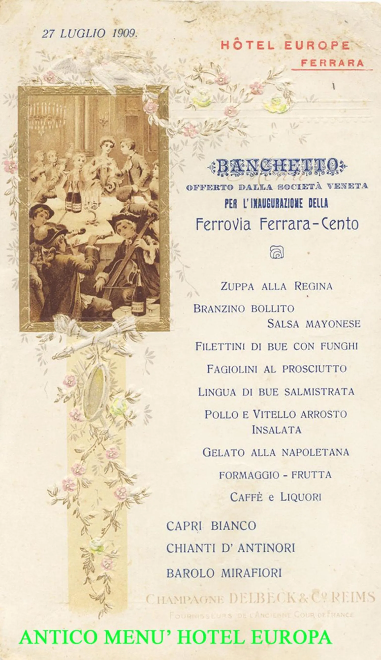 Certificate/Award in Hotel Europa