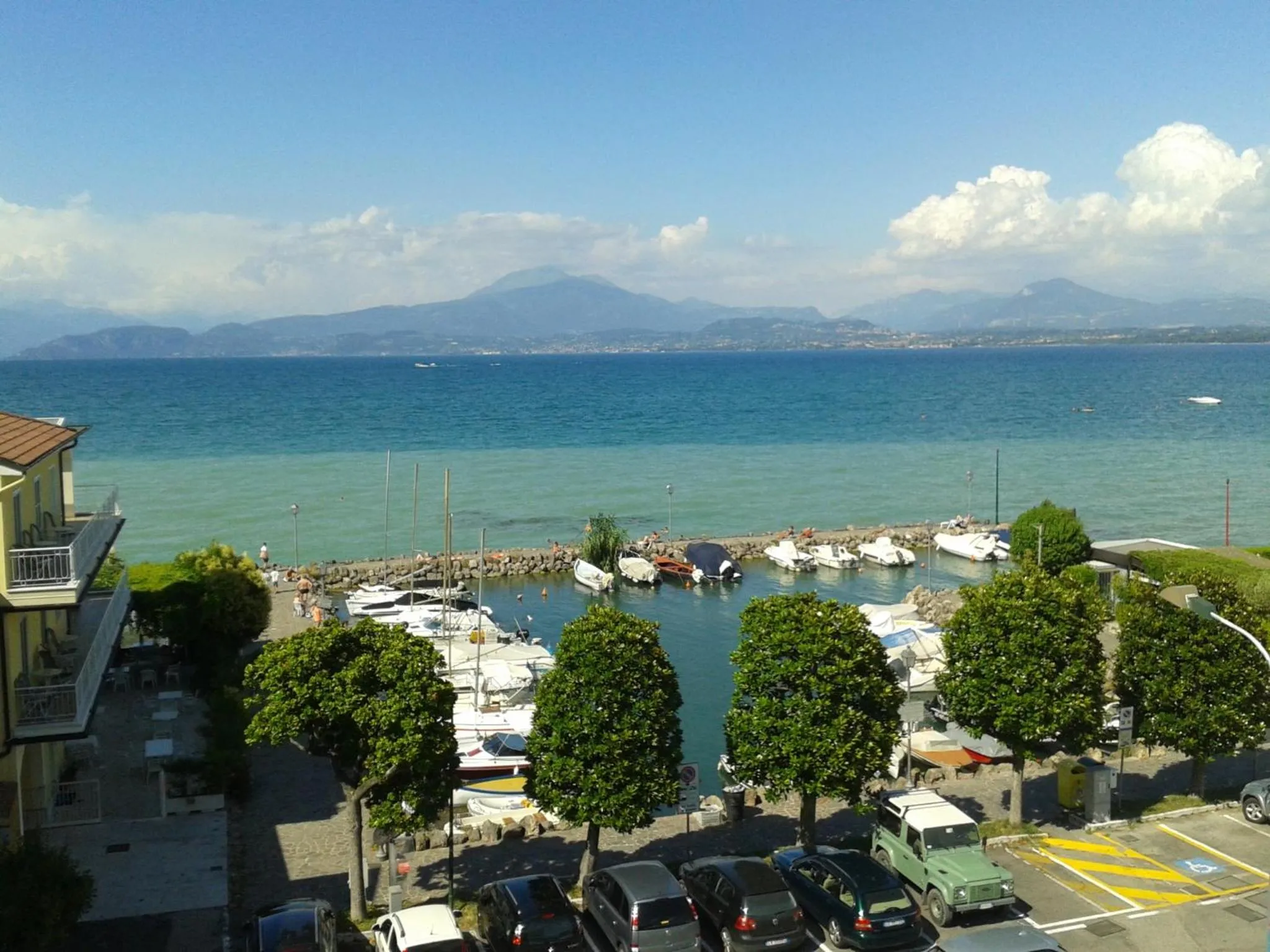 Lake view in Hotel Fornaci