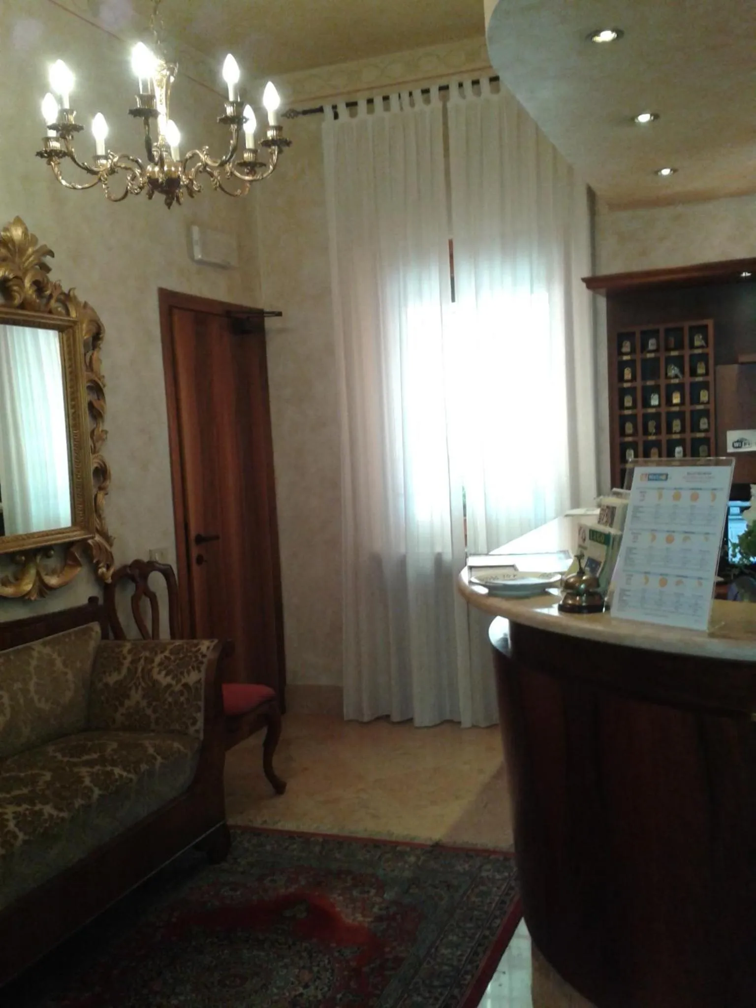 Lobby or reception in Hotel Fornaci