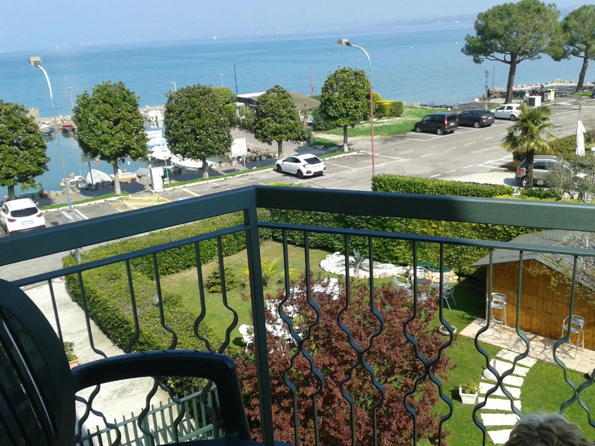 Garden view in Hotel Fornaci