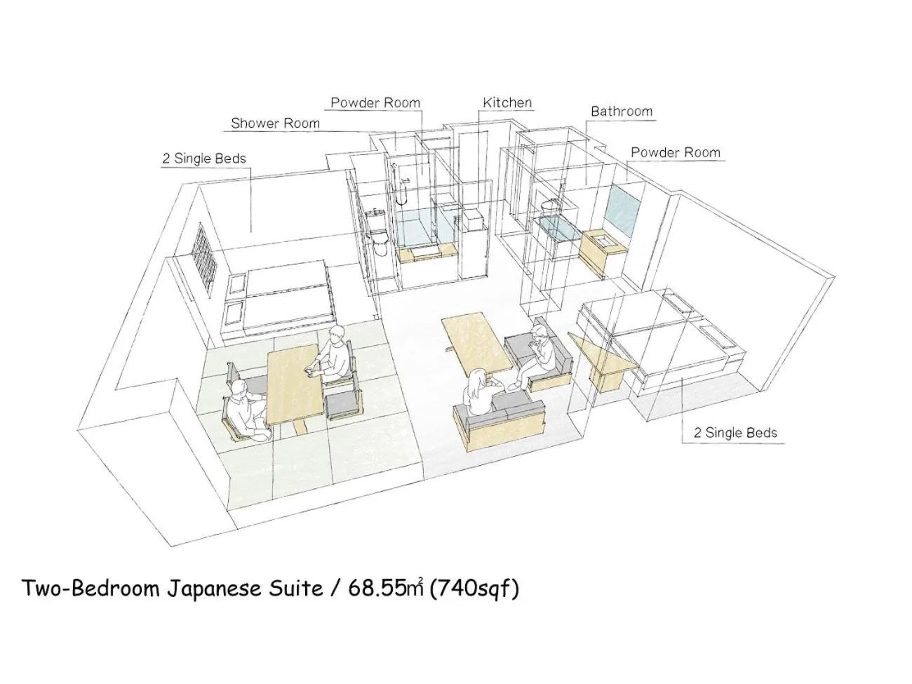 Floor plan in MIMARU Tokyo Station East