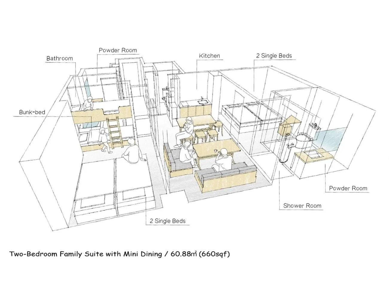 Floor plan in MIMARU Tokyo Station East