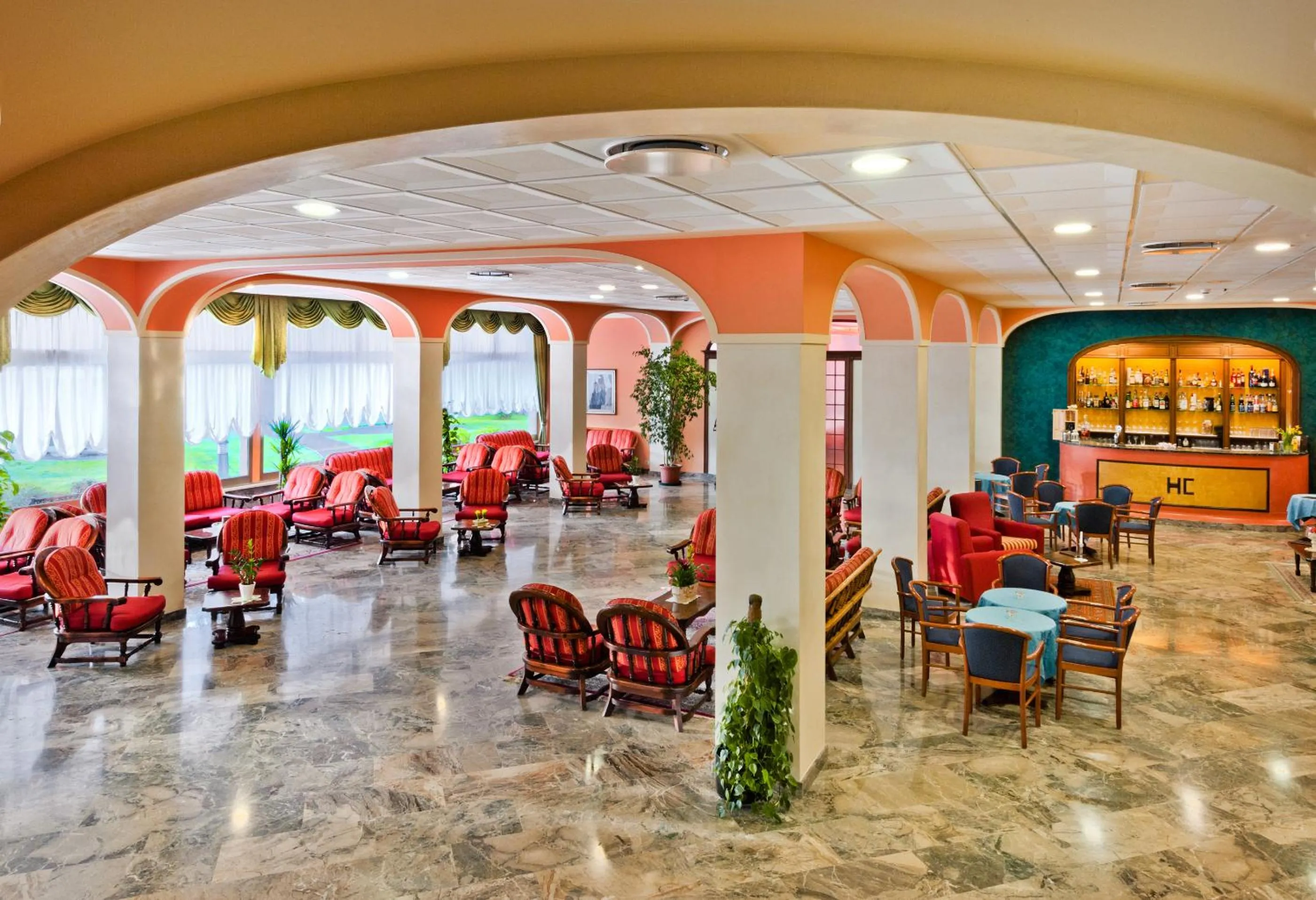 Lobby or reception in Hotel Columbia Terme