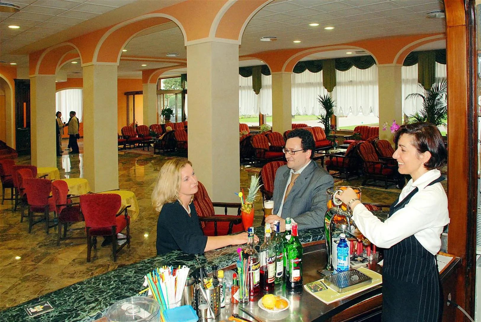 Lobby or reception in Hotel Columbia Terme