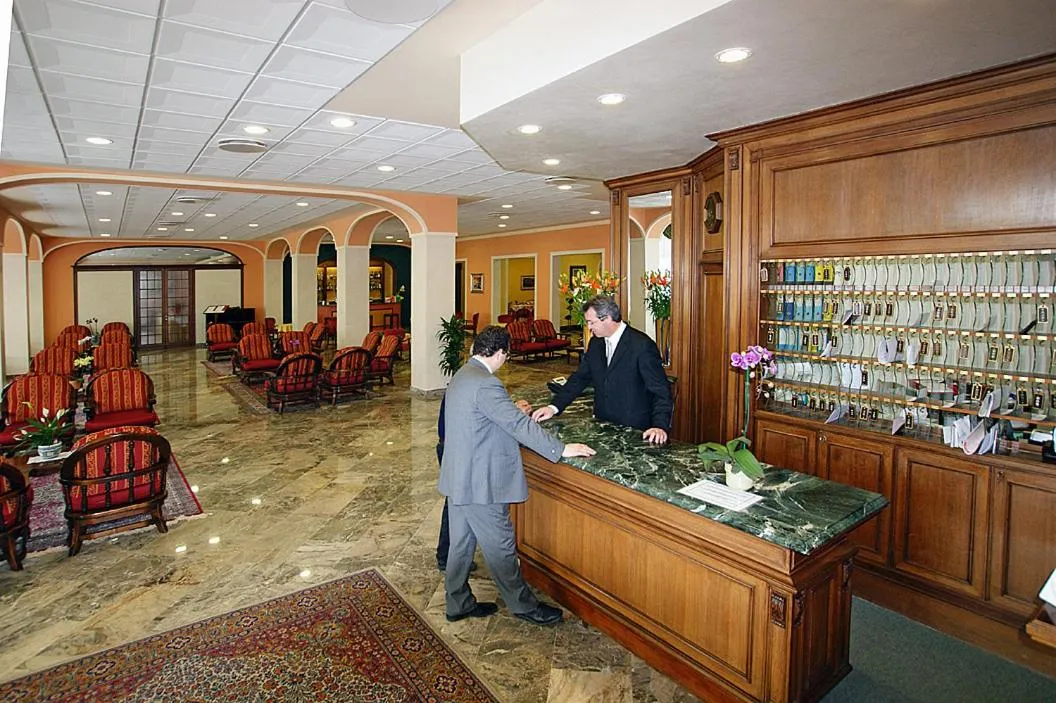 Lobby or reception in Hotel Columbia Terme