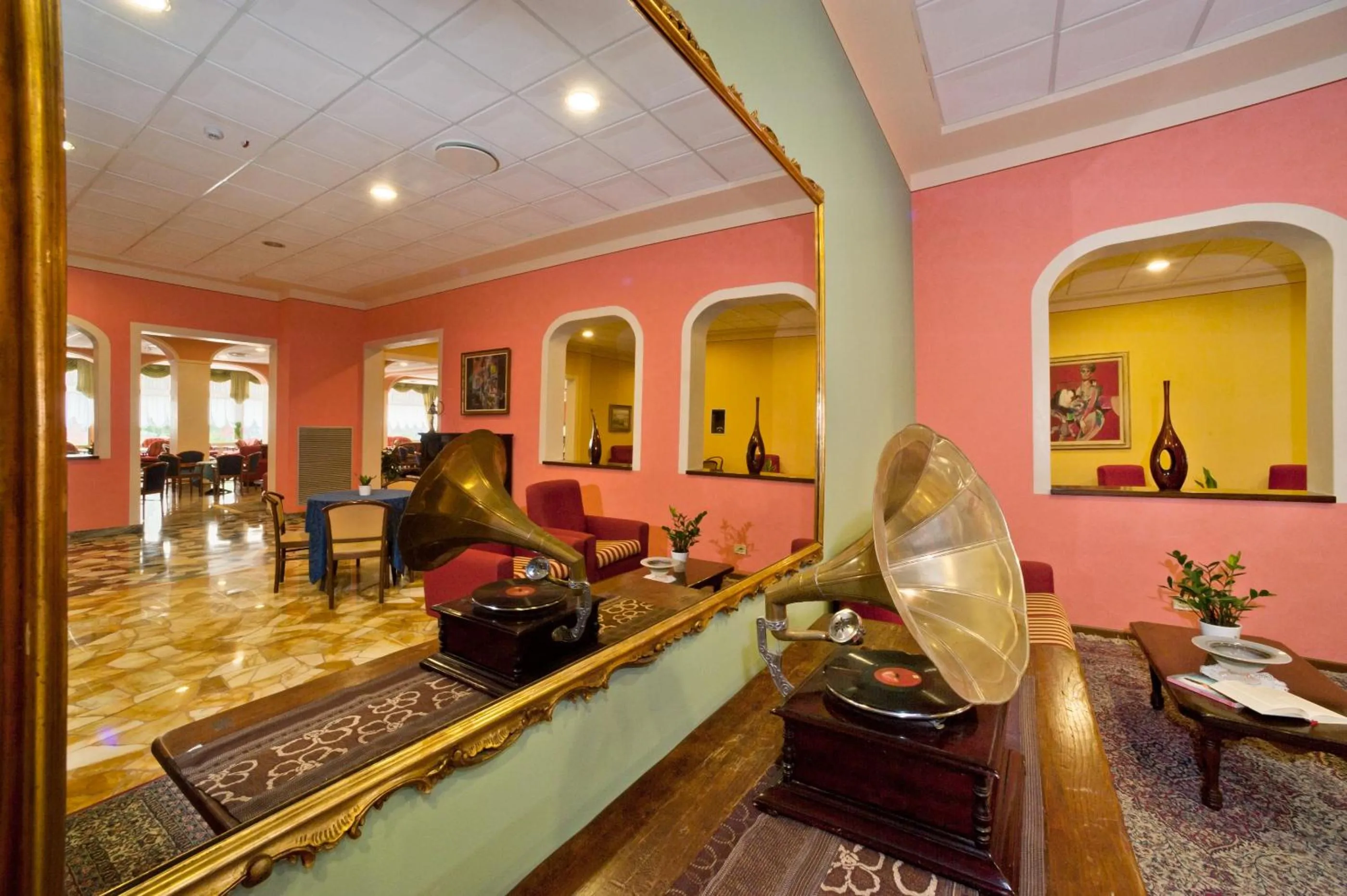 Lobby or reception in Hotel Columbia Terme