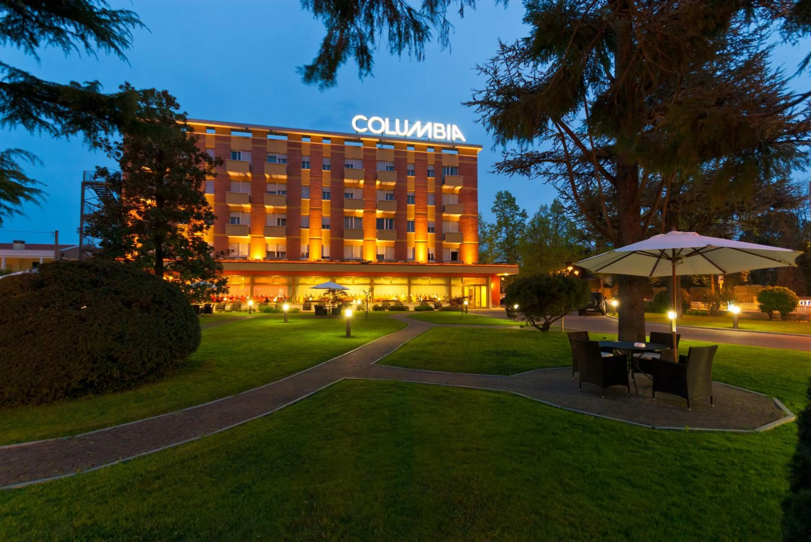 Facade/entrance in Hotel Columbia Terme