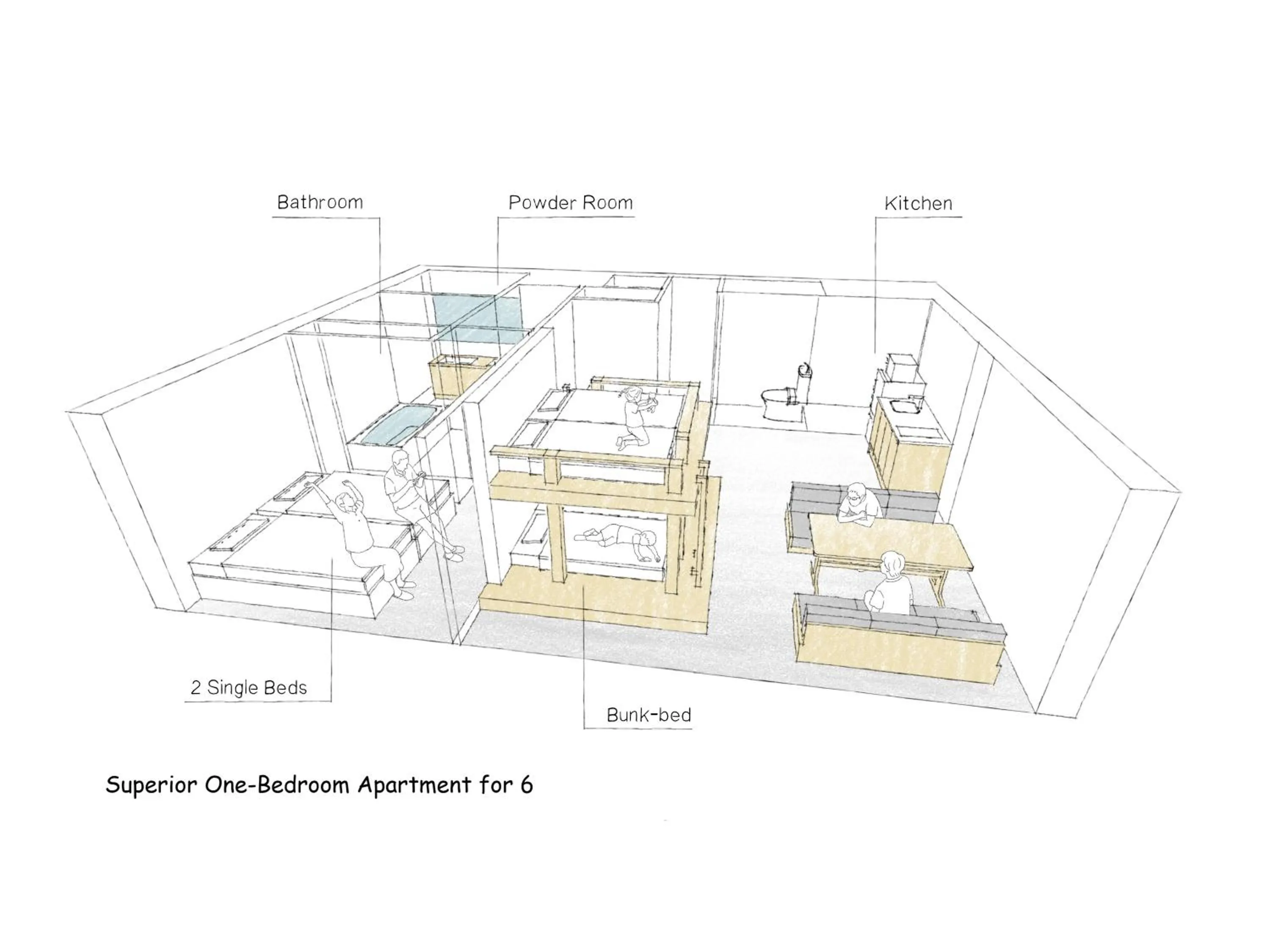 Floor plan in MIMARU Tokyo Kinshicho