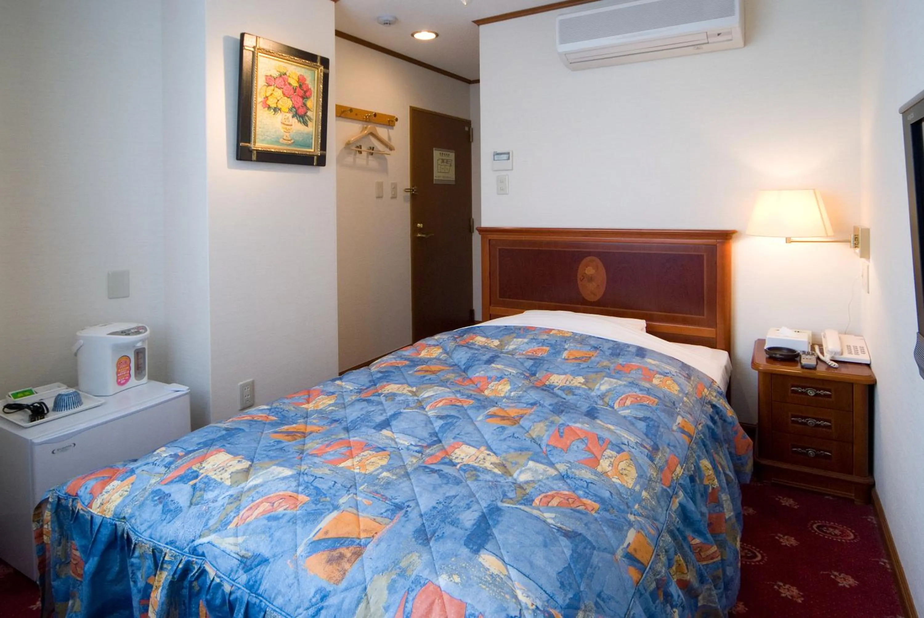 Photo of the whole room, Bed in Beppu Station Hotel