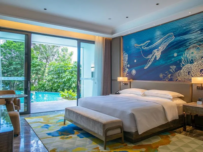Queen Room with Pool View in Vaperse Hainan Clear Water Bay