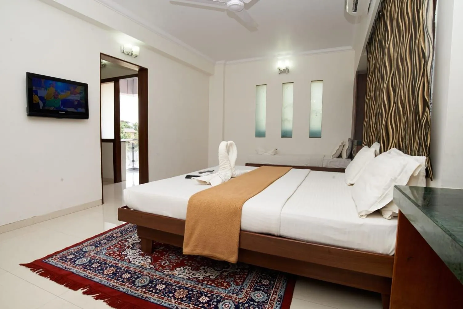 Bedroom, Bed in Hotel Sai Sangam