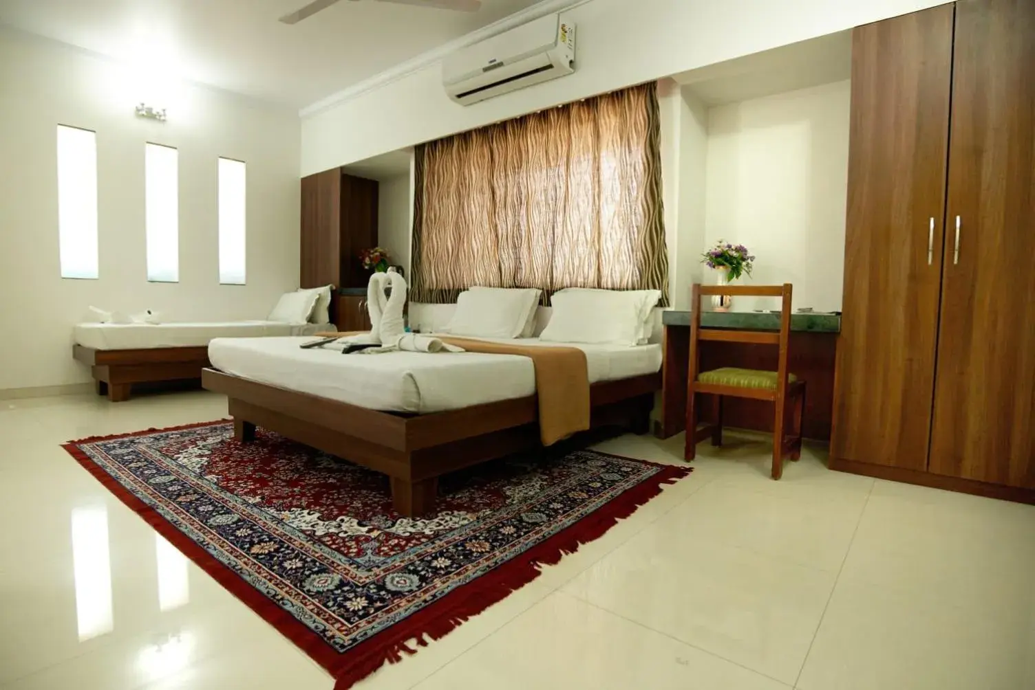 Bedroom, Bed in Hotel Sai Sangam Bedroom, Bed in Hotel Sai Sangam