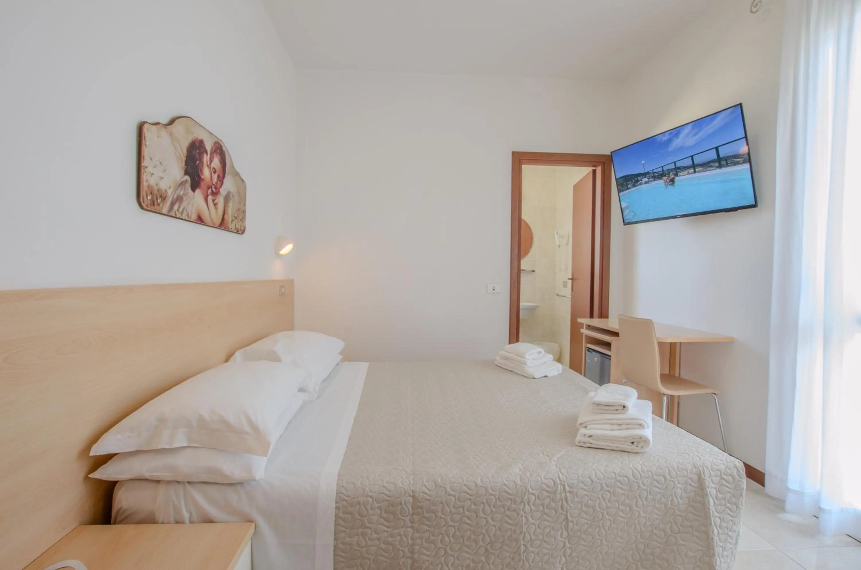 Bed in Hotel Del Buono Wellness & Medical Spa