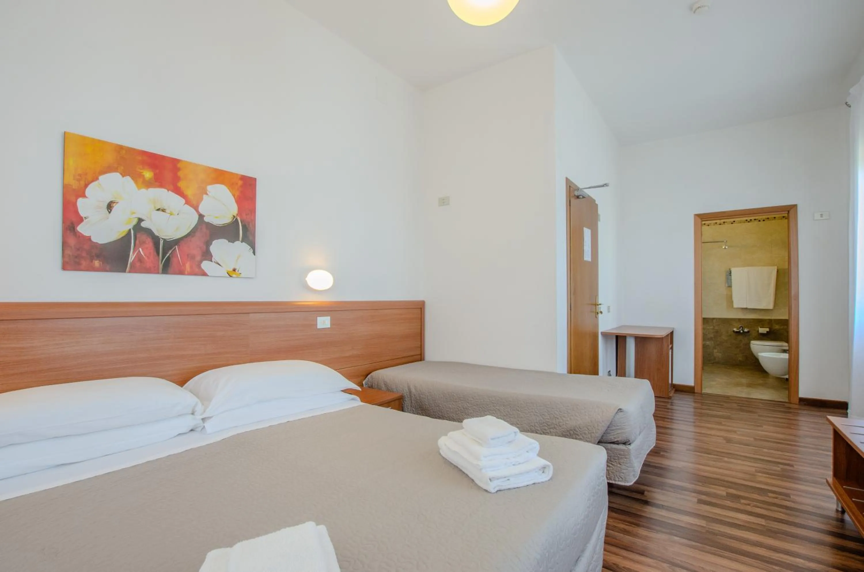 Bed in Hotel Del Buono Wellness & Medical Spa