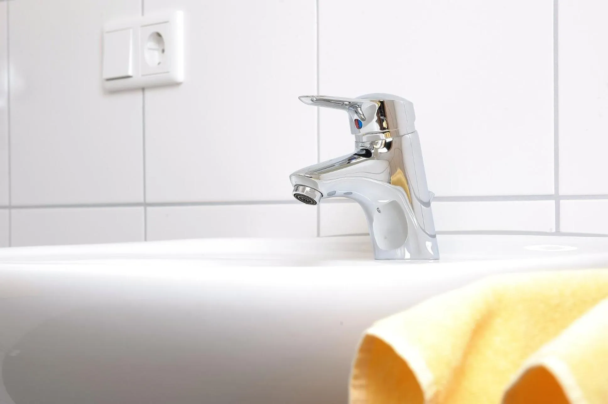 Bathroom in Gästehaus Kleeberger