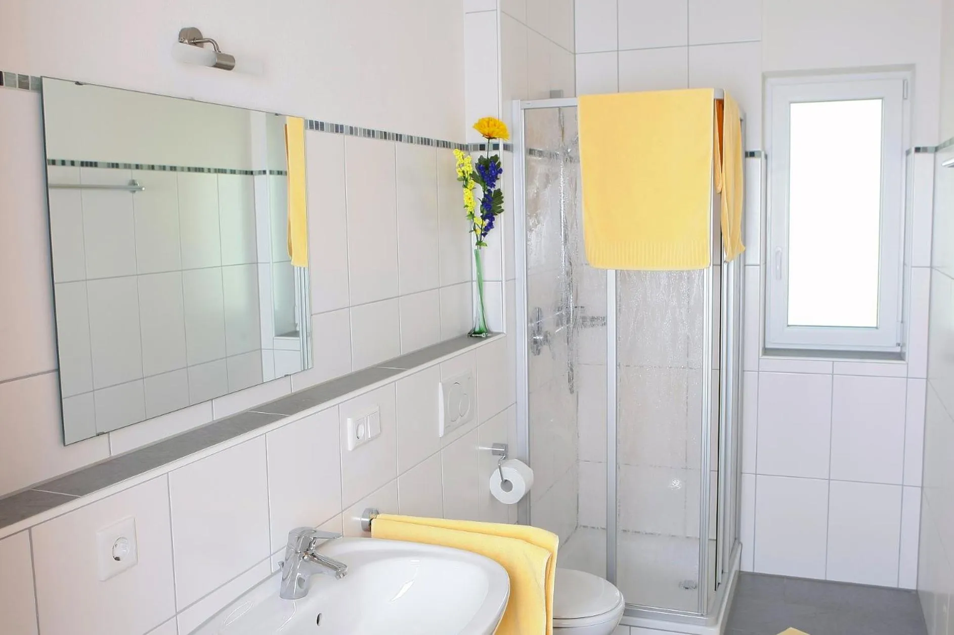 Shower in Gästehaus Kleeberger