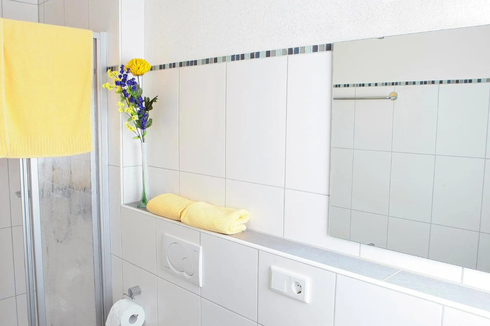 Shower in Gästehaus Kleeberger