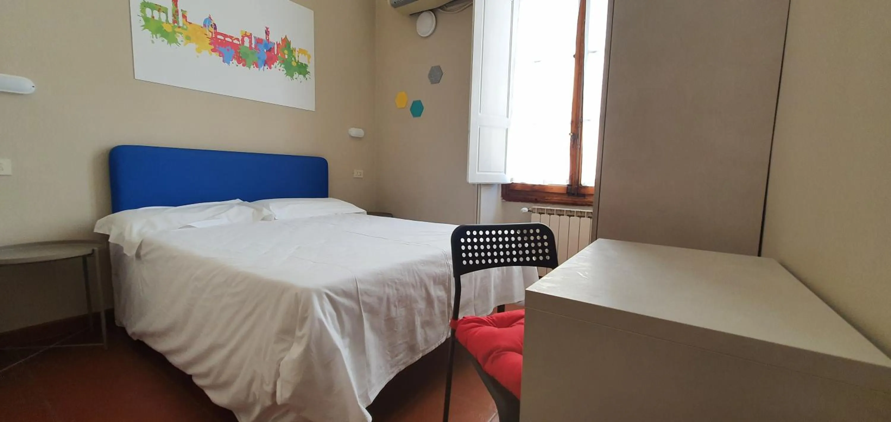 Bedroom, Bed in Hotel Genesi