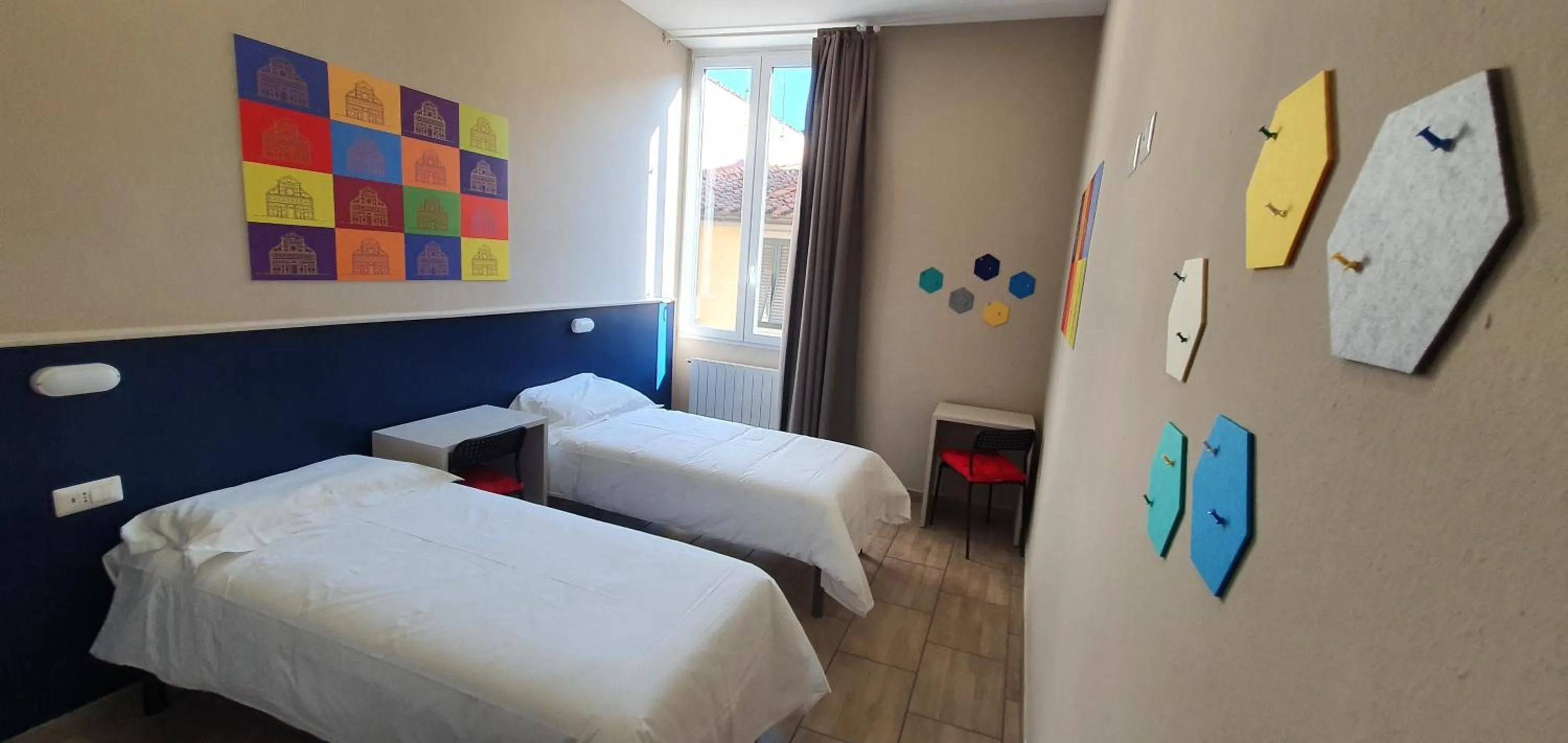 Bedroom, Bed in Hotel Genesi