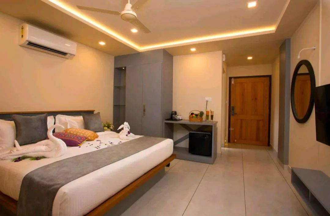 Bedroom, Bed in Amrezy Resort and Spa by Stride, Wayanad