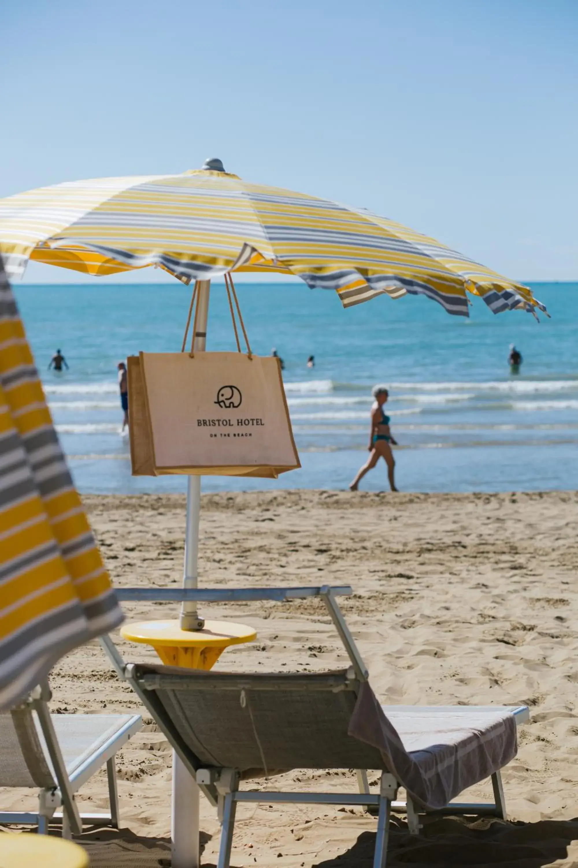 Beach in Hotel Bristol