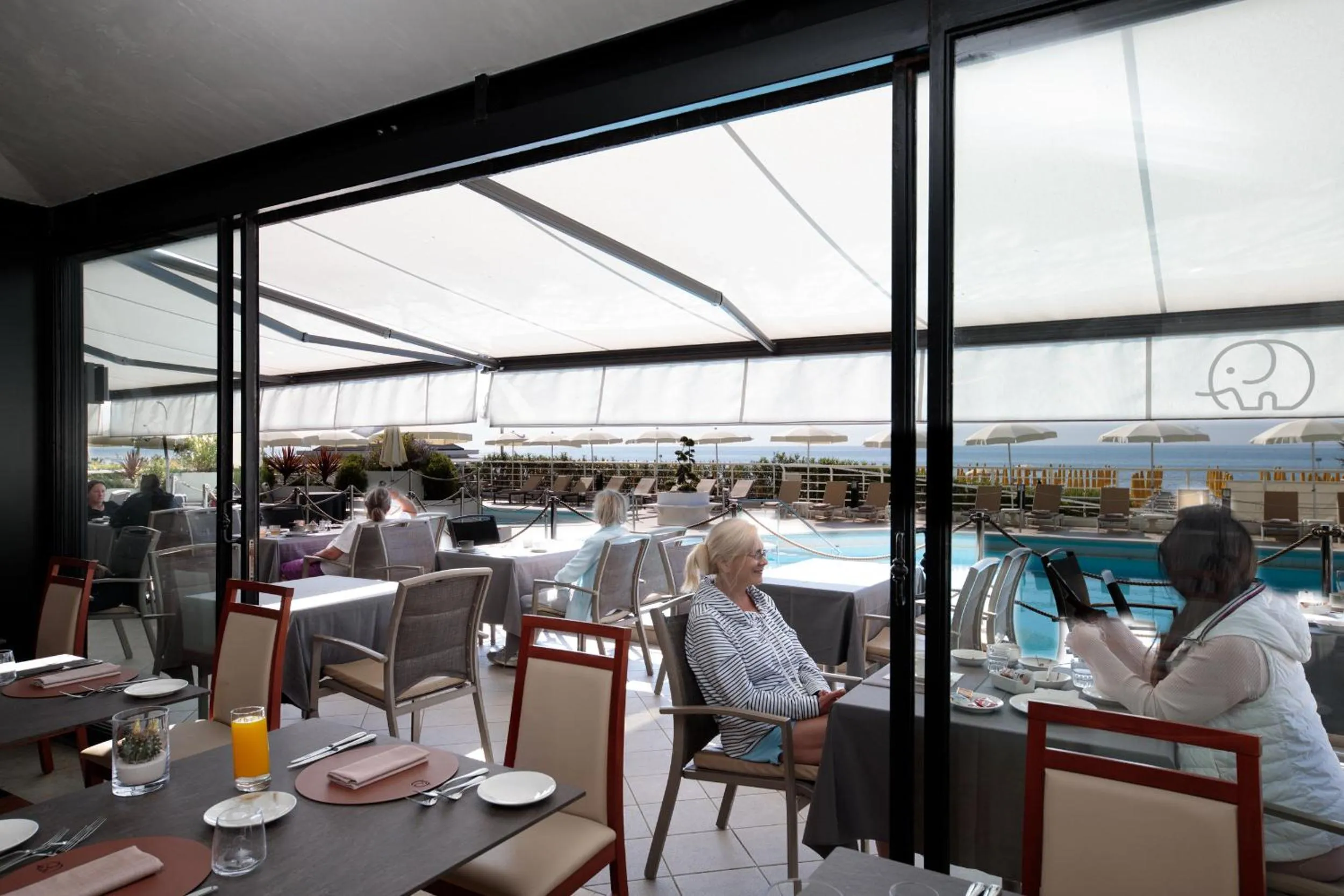 Balcony/Terrace in Hotel Bristol