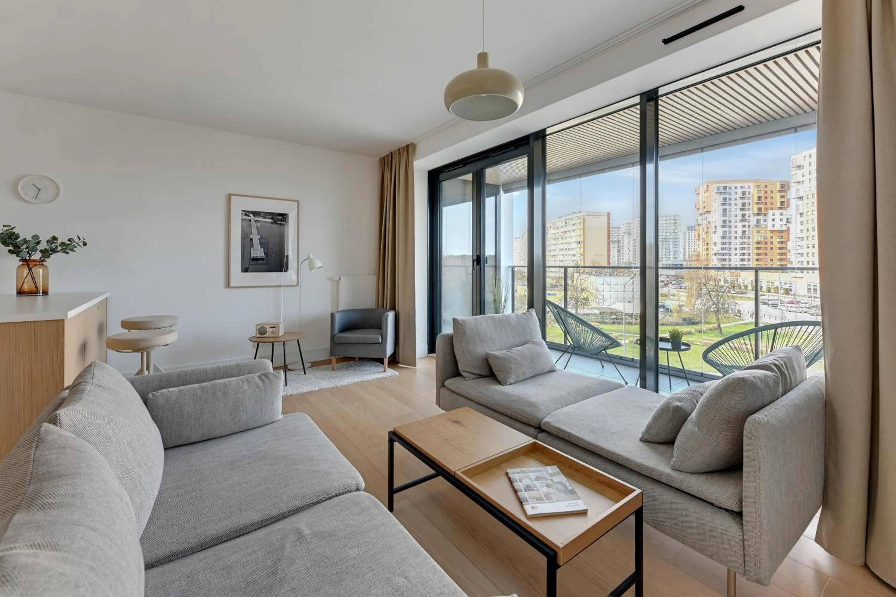 Living room in Tarasy Bałtyku Seaside, Sauna, Gym & Free Parking by Downtown Apartments