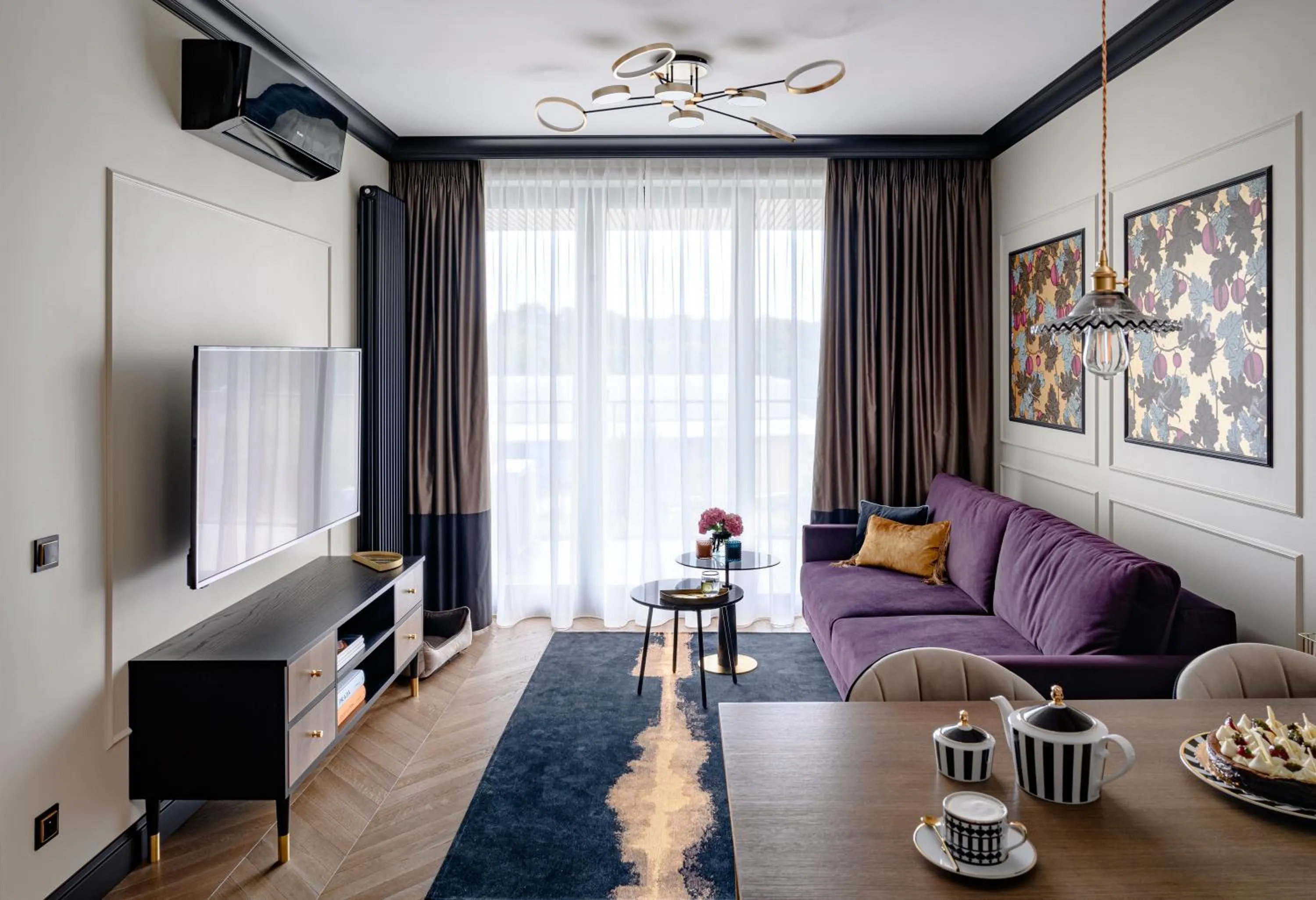 TV and multimedia in Tarasy Bałtyku Seaside, Sauna, Gym & Free Parking by Downtown Apartments