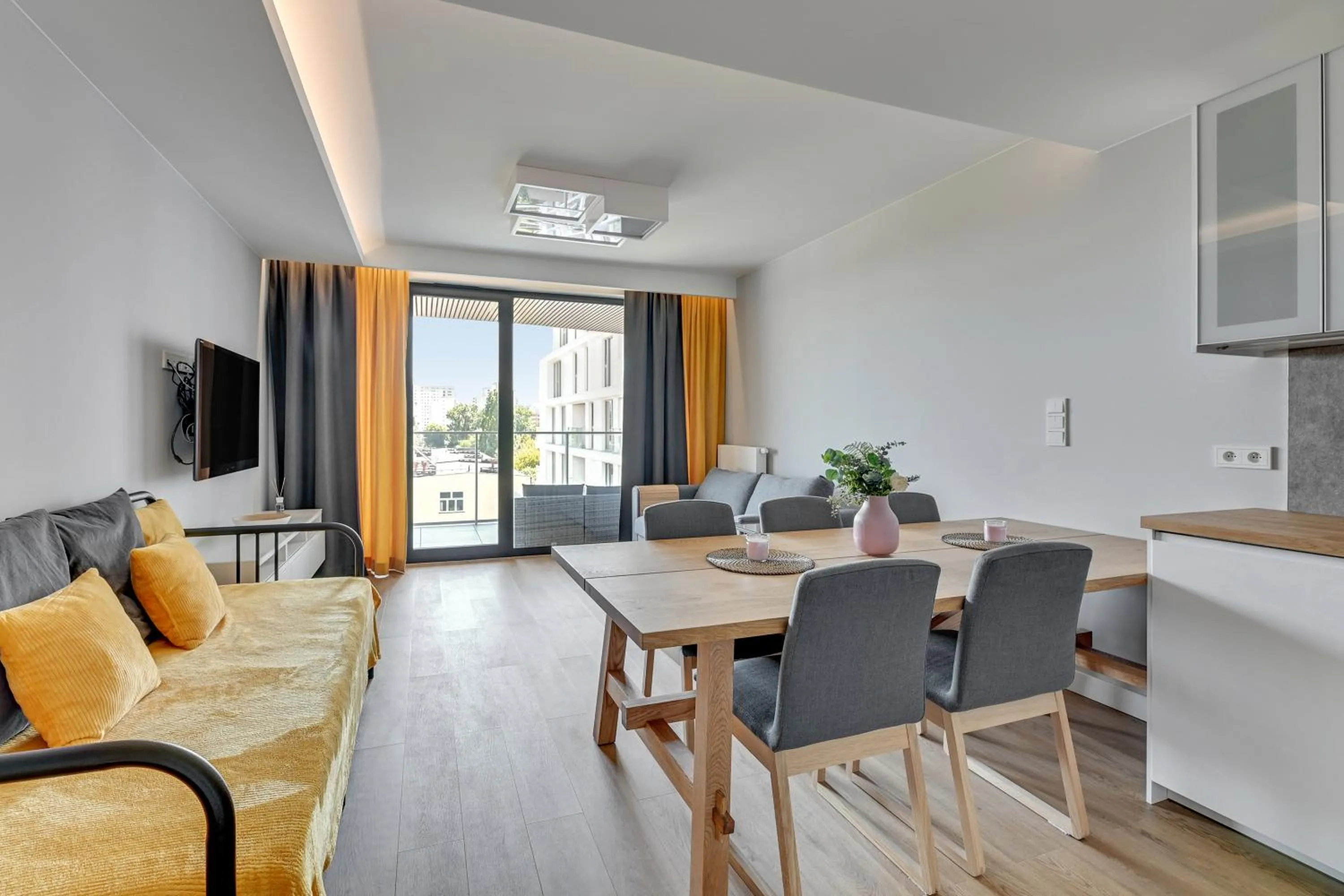 Living room in Tarasy Bałtyku Seaside, Sauna, Gym & Free Parking by Downtown Apartments