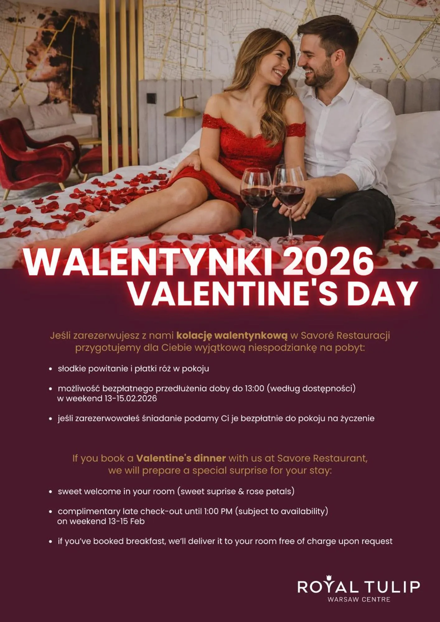 Restaurant/places to eat in Royal Tulip Warsaw Centre