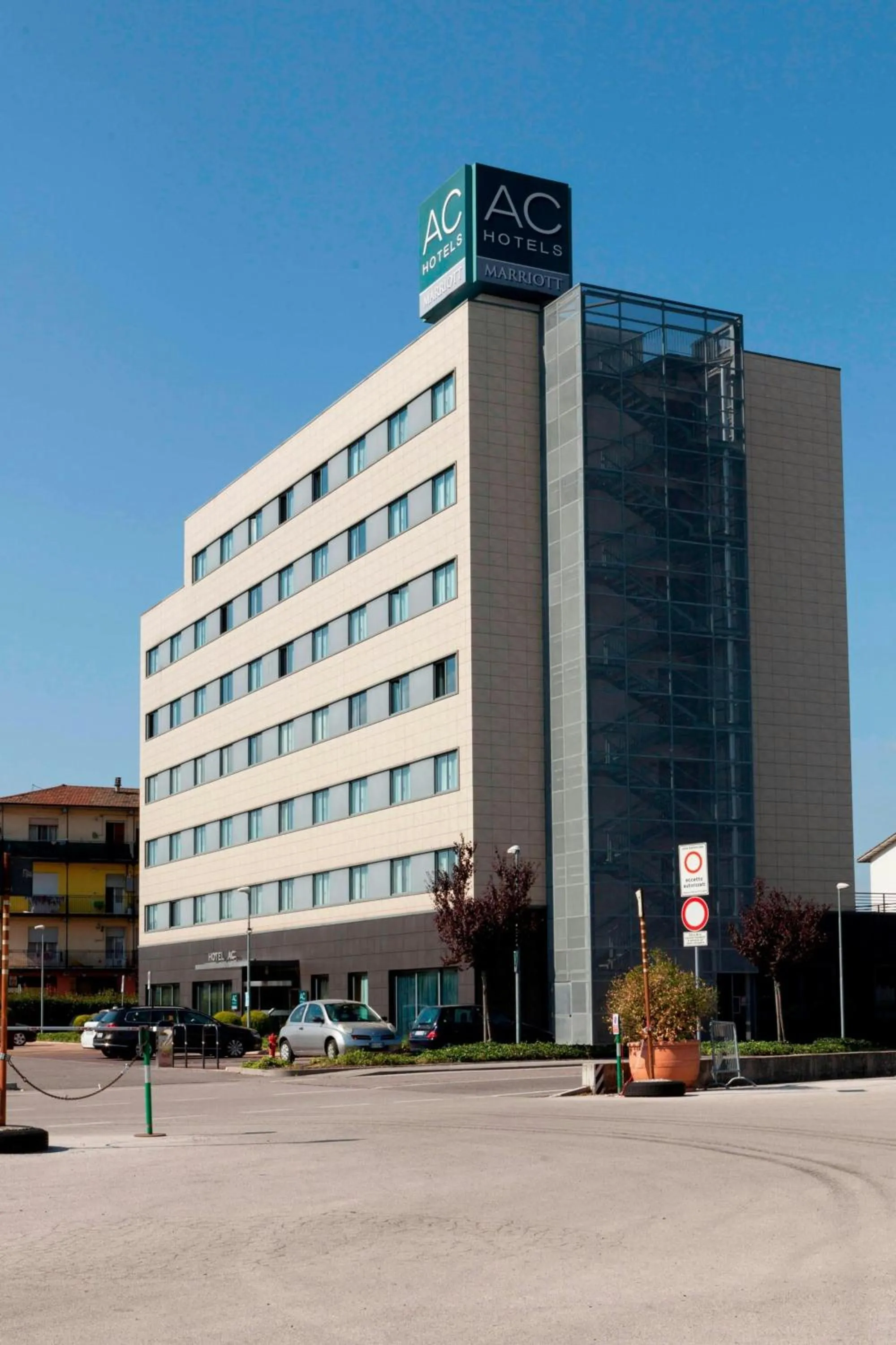 Property building in AC Hotel Vicenza by Marriott