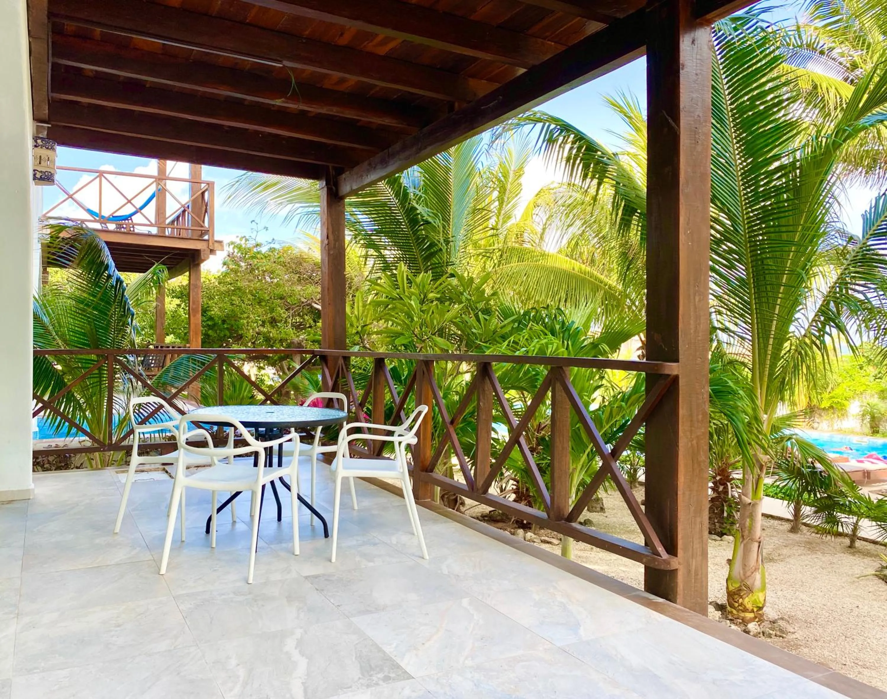 Patio in Villas Amanecer by Andiani Travel