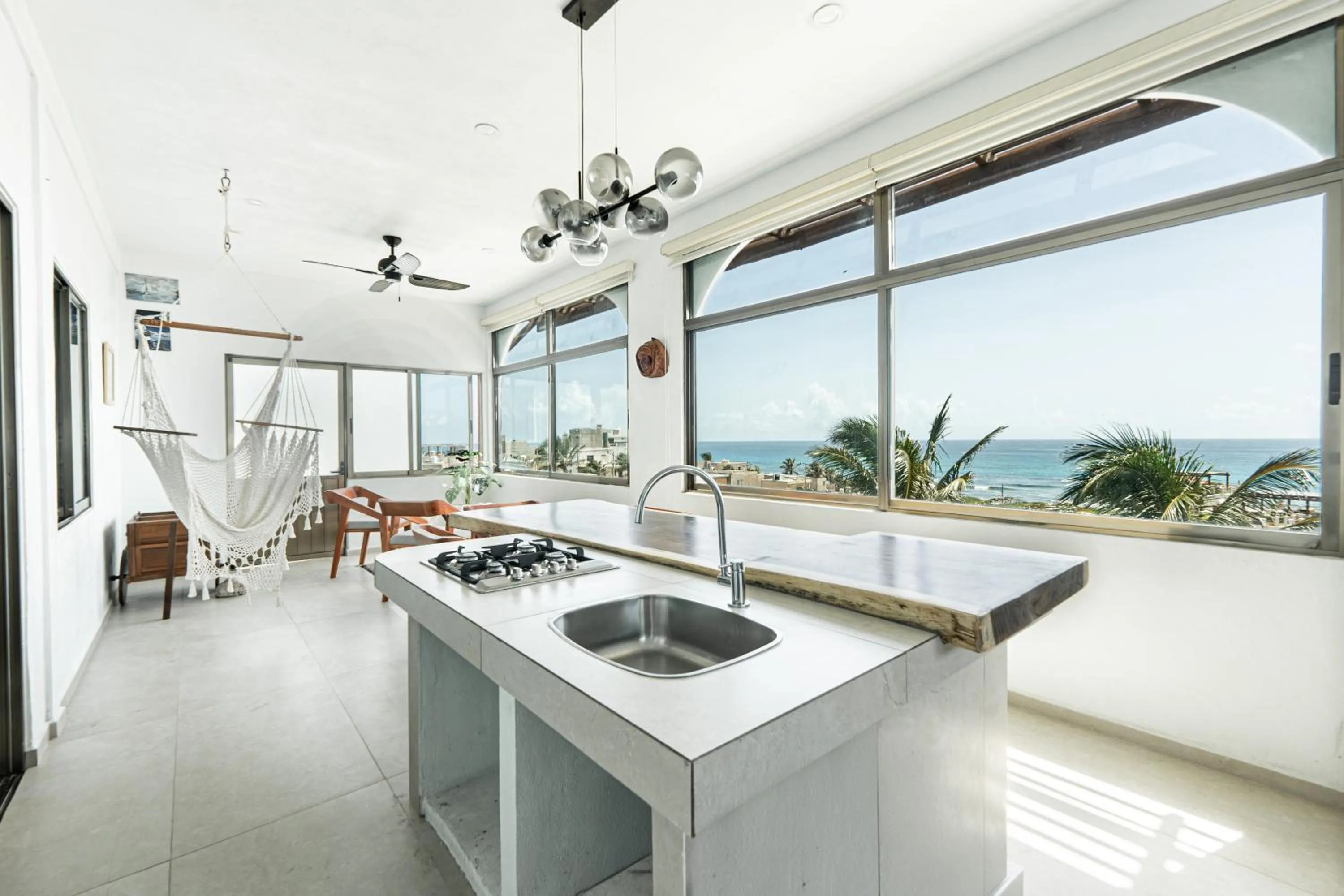 Kitchen or kitchenette in Villas Amanecer by Andiani Travel