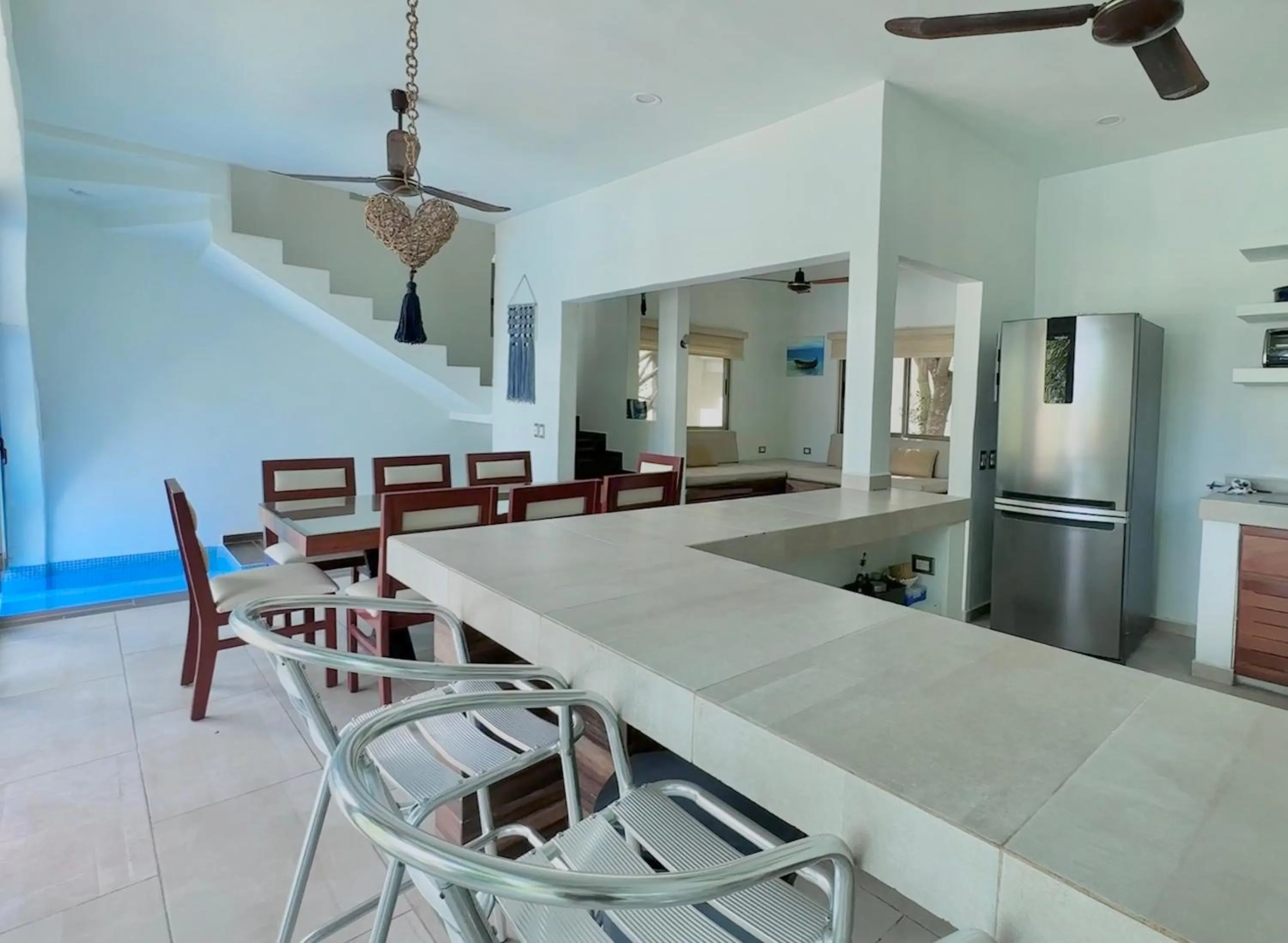 Kitchen or kitchenette in Villas Amanecer by Andiani Travel