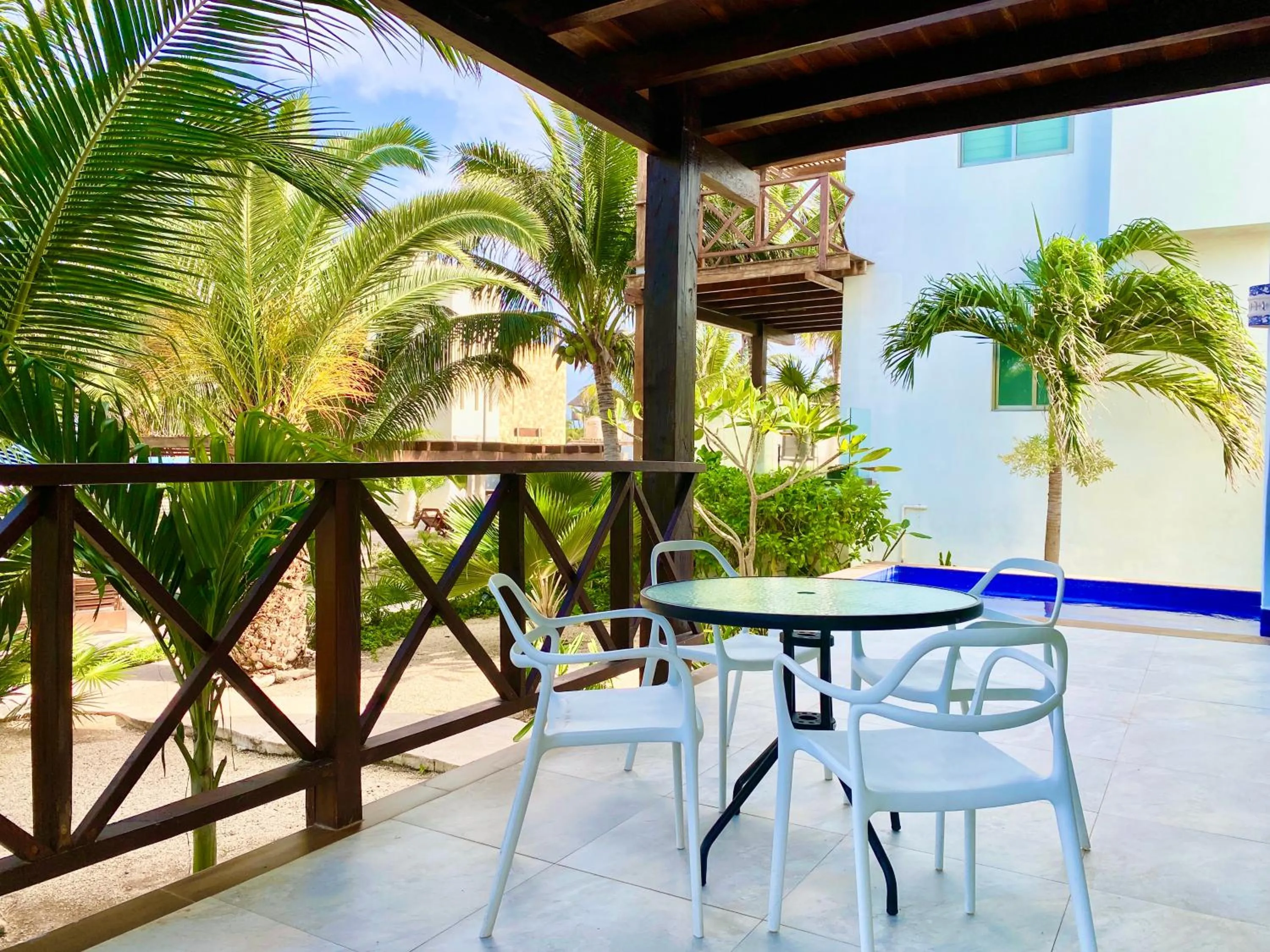 Patio in Villas Amanecer by Andiani Travel