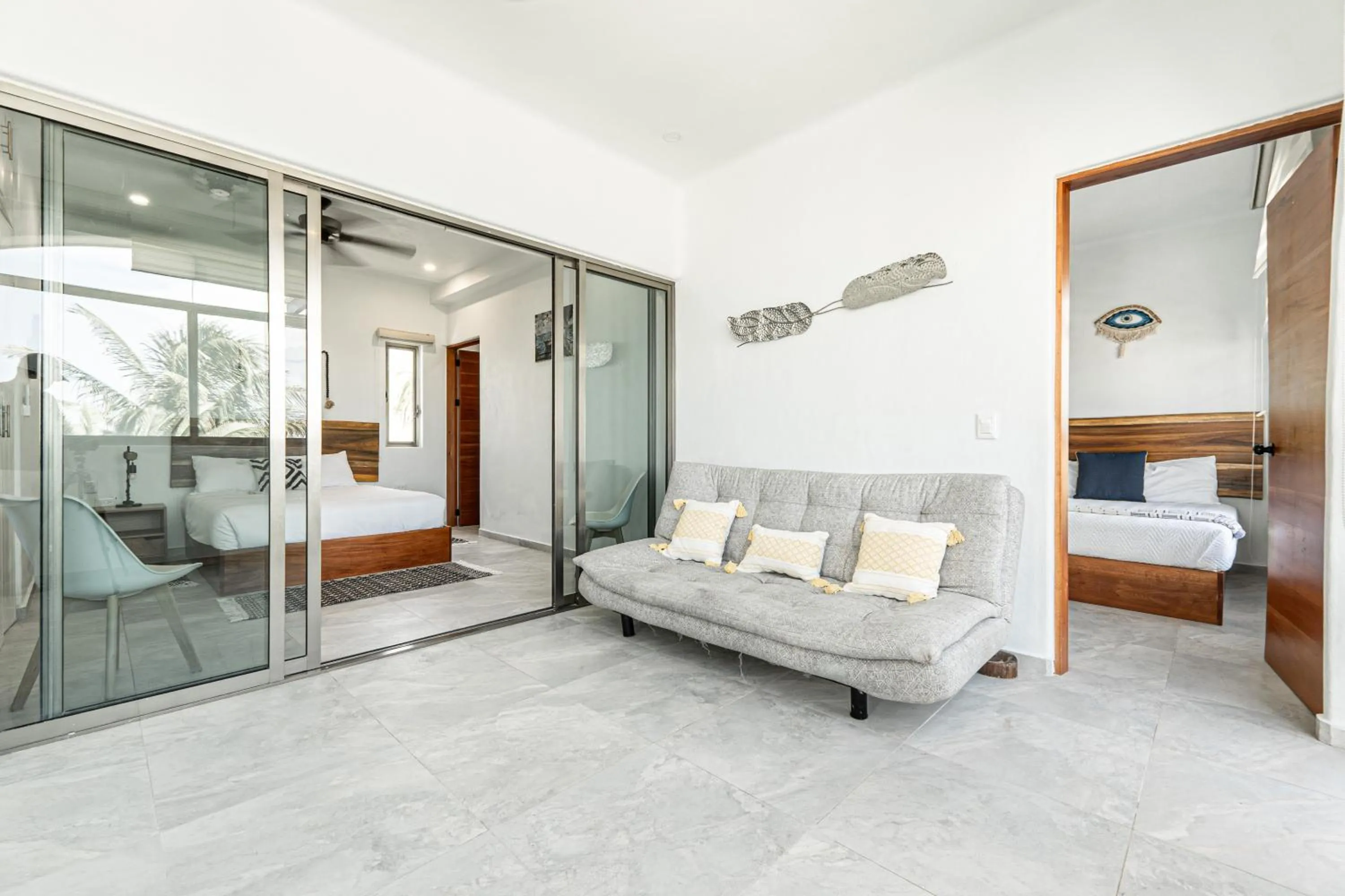 Living room in Villas Amanecer by Andiani Travel