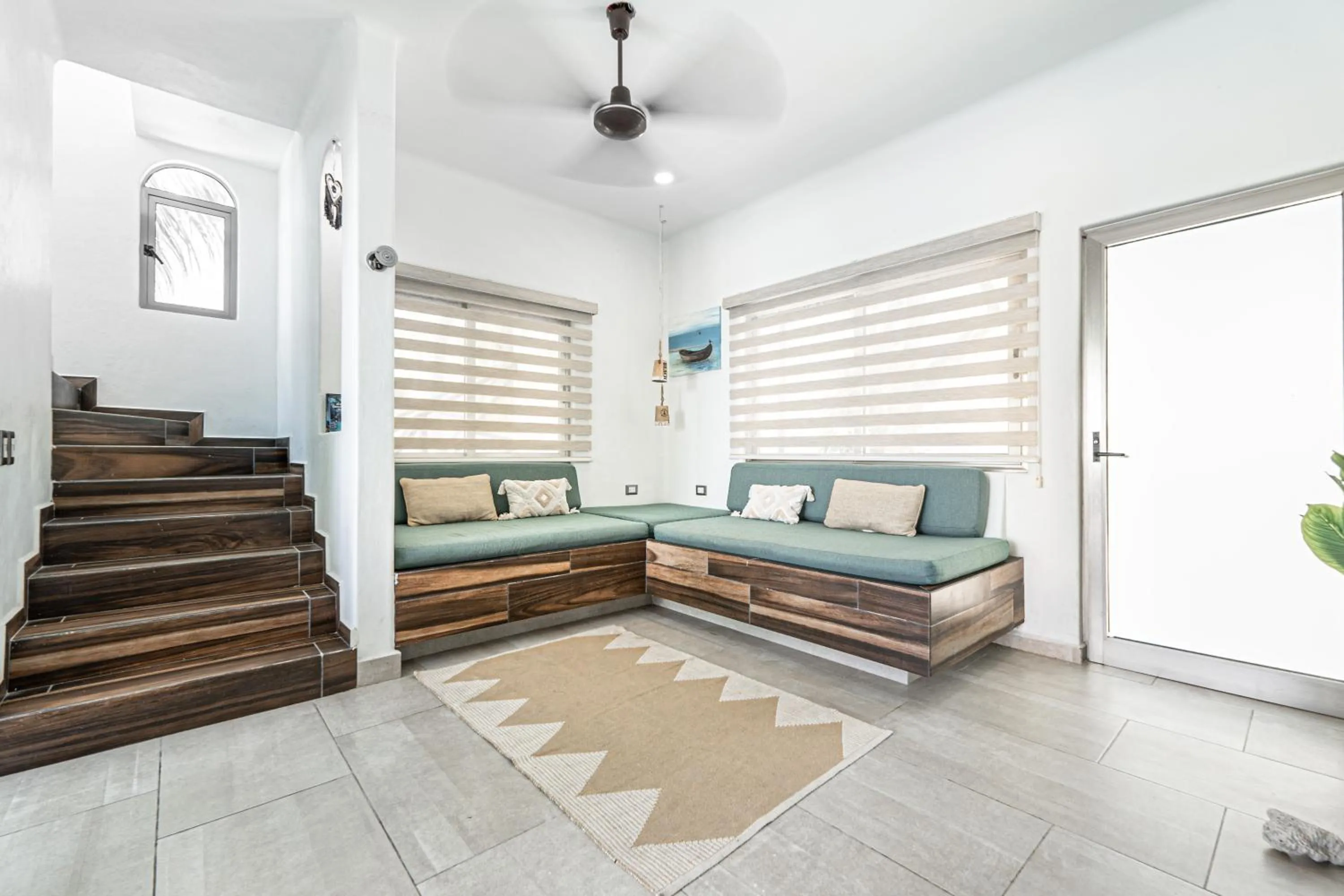 Living room in Villas Amanecer by Andiani Travel