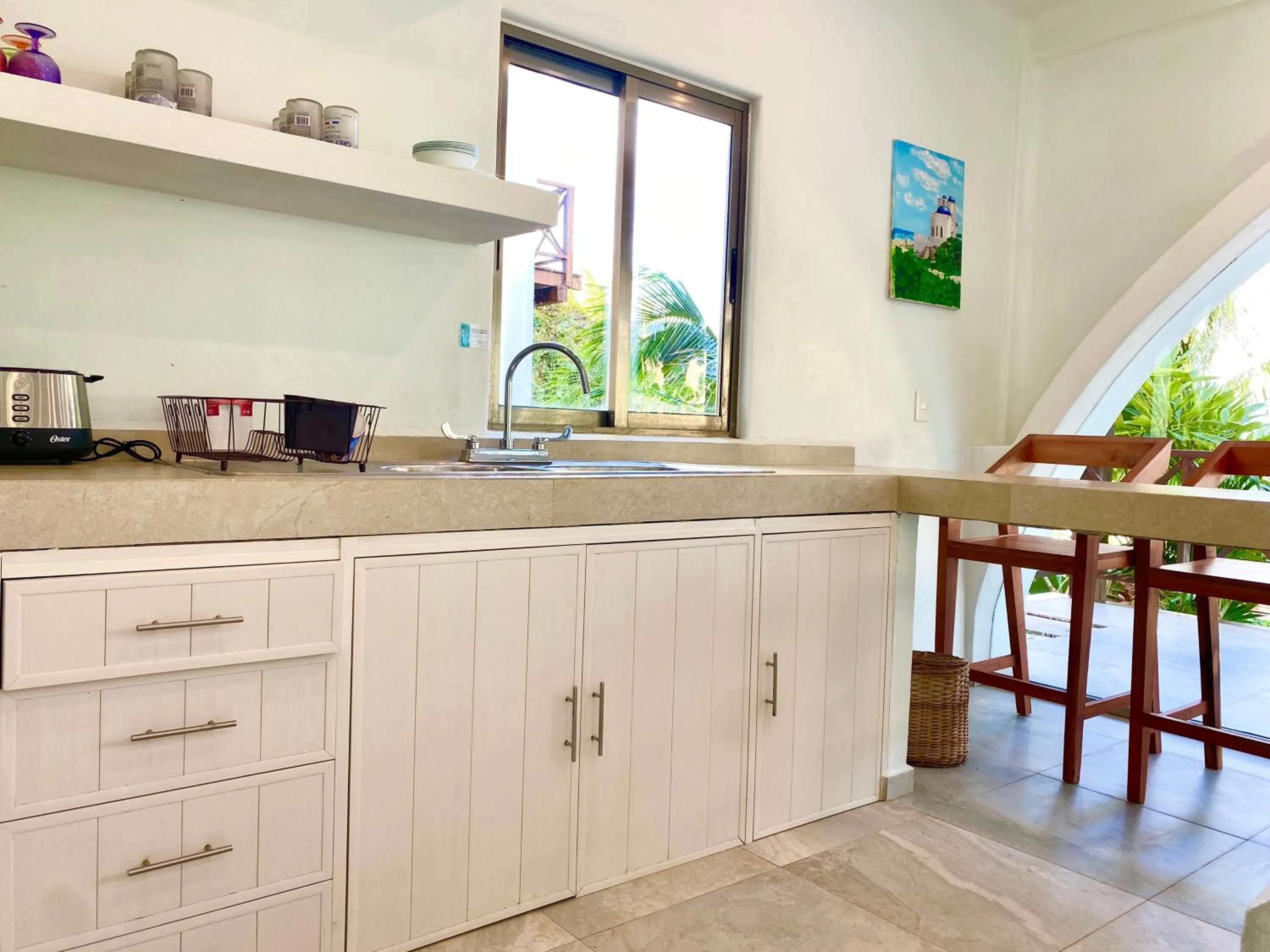 Kitchen or kitchenette in Villas Amanecer by Andiani Travel