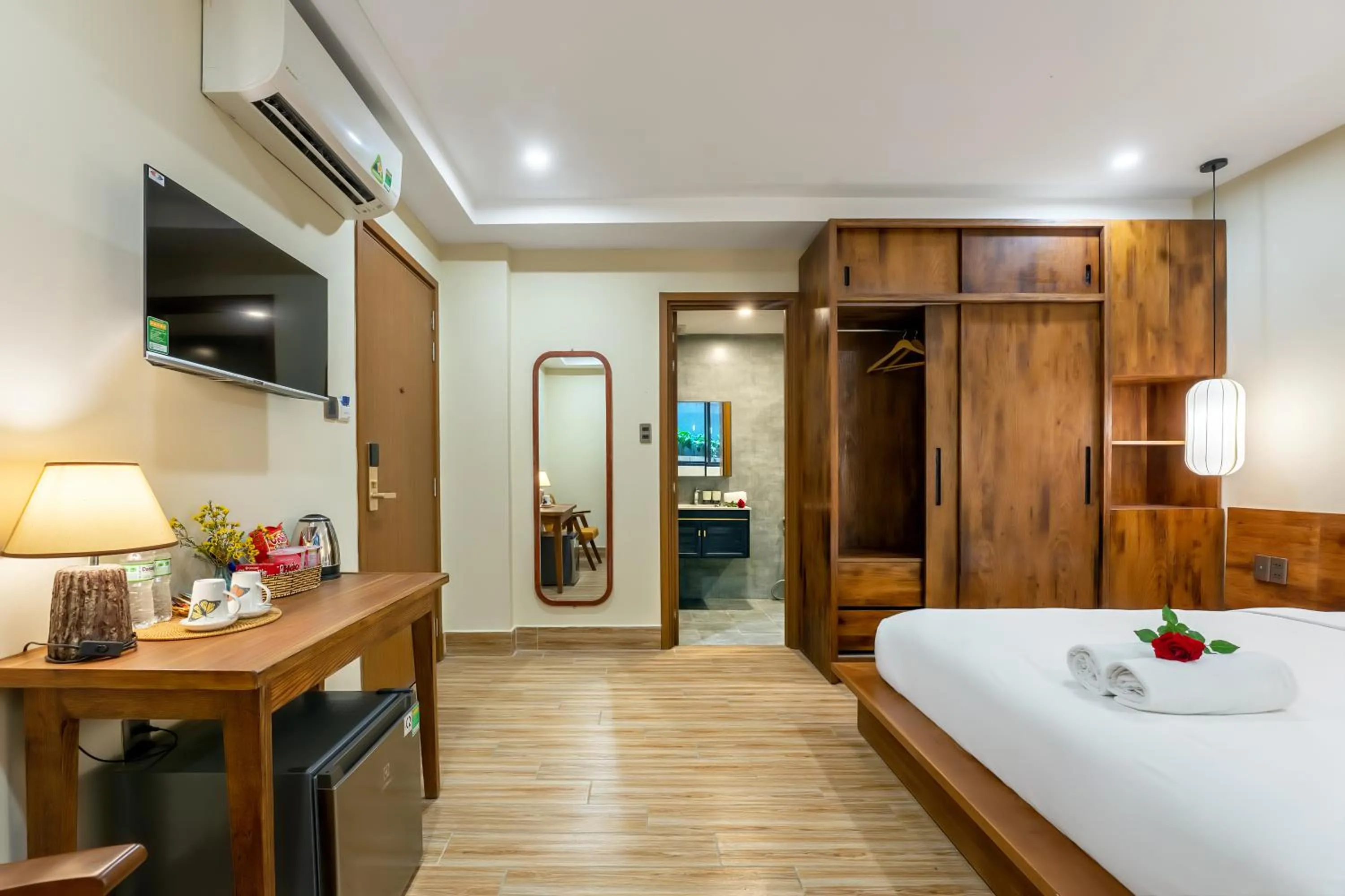 Bed in Nam An Mama Villa Hoi An