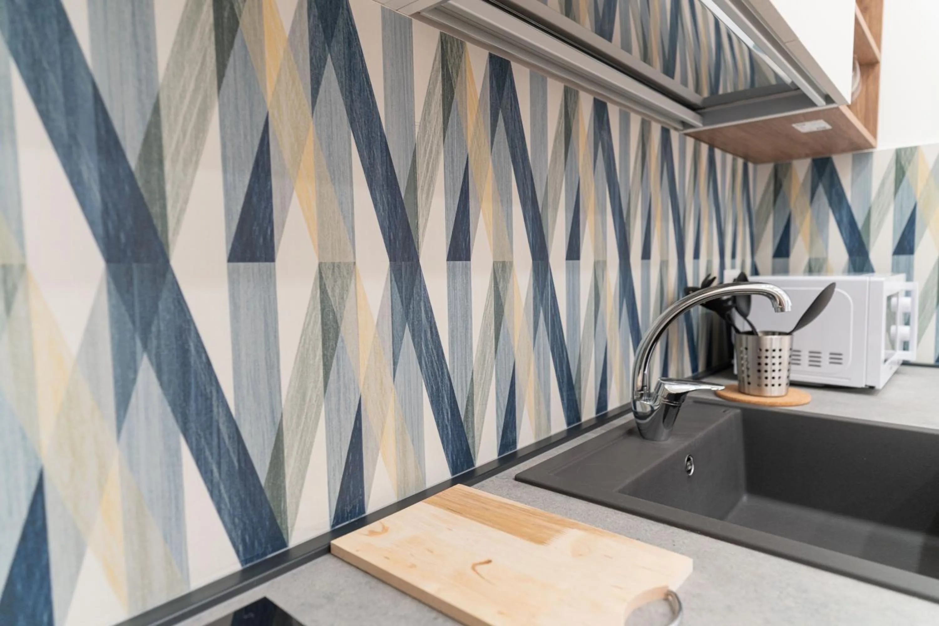 kitchen in Toto e Peppino Luxury Rooms