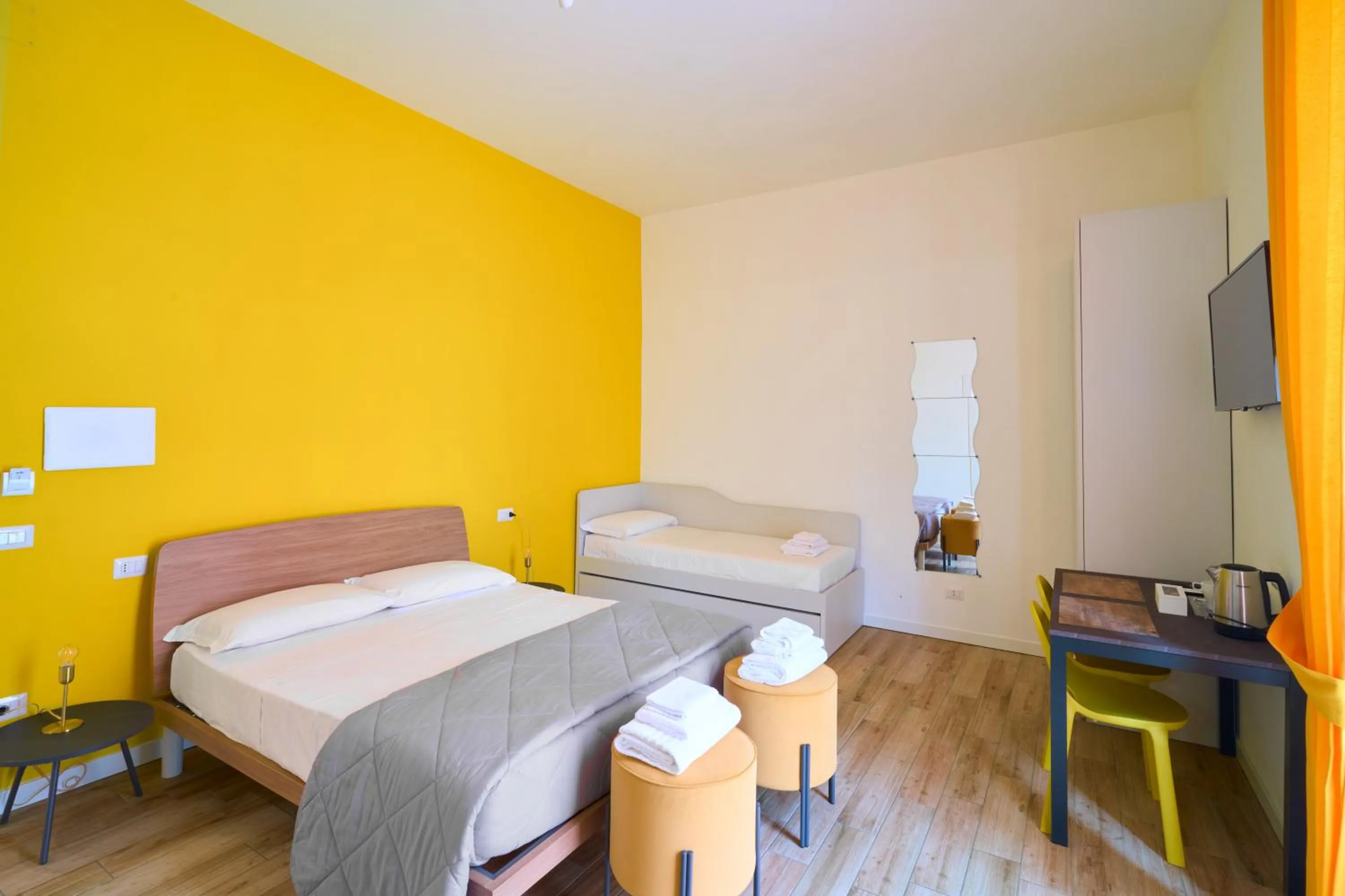 Bed in Toto e Peppino Luxury Rooms