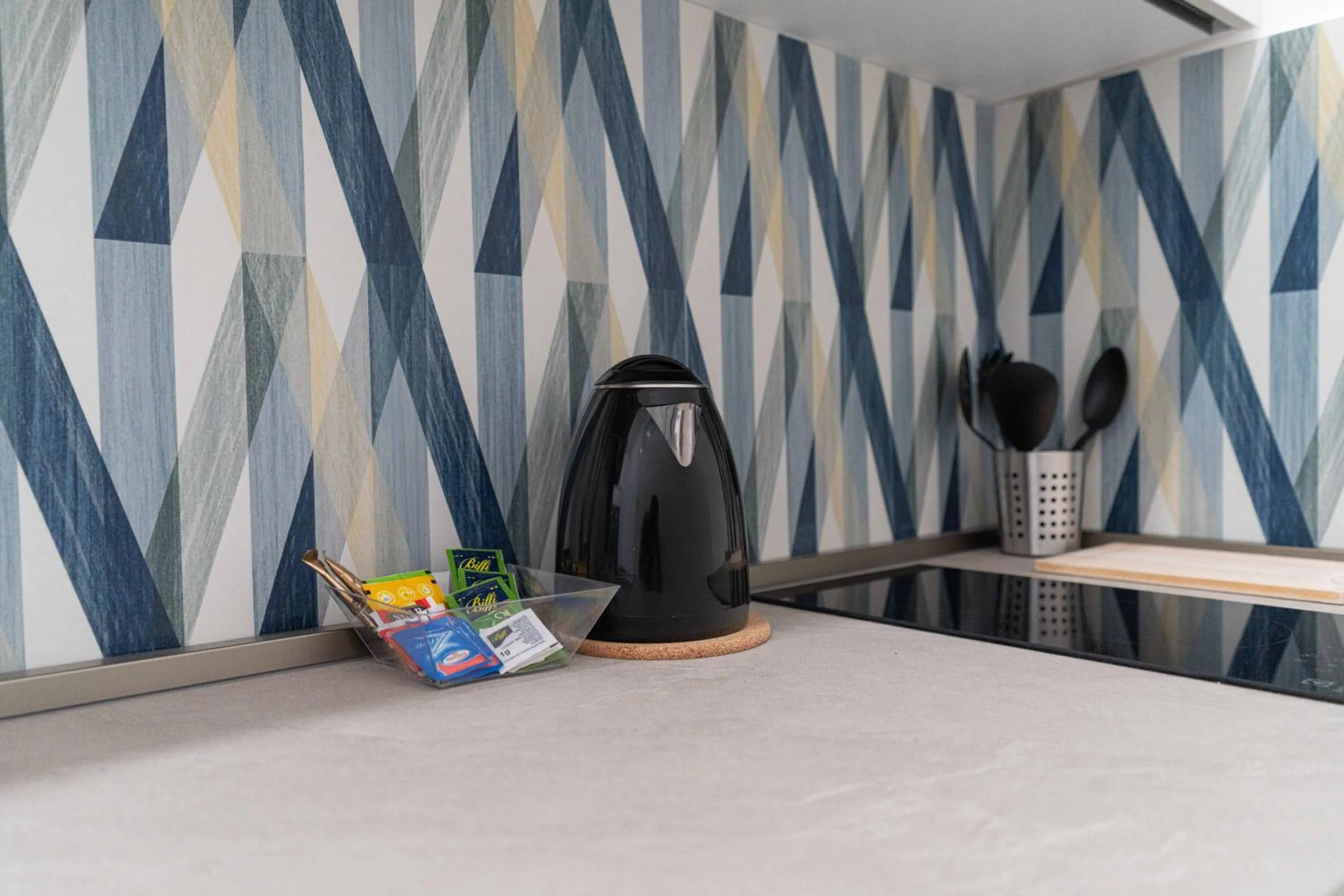 kitchen, Bed in Toto e Peppino Luxury Rooms