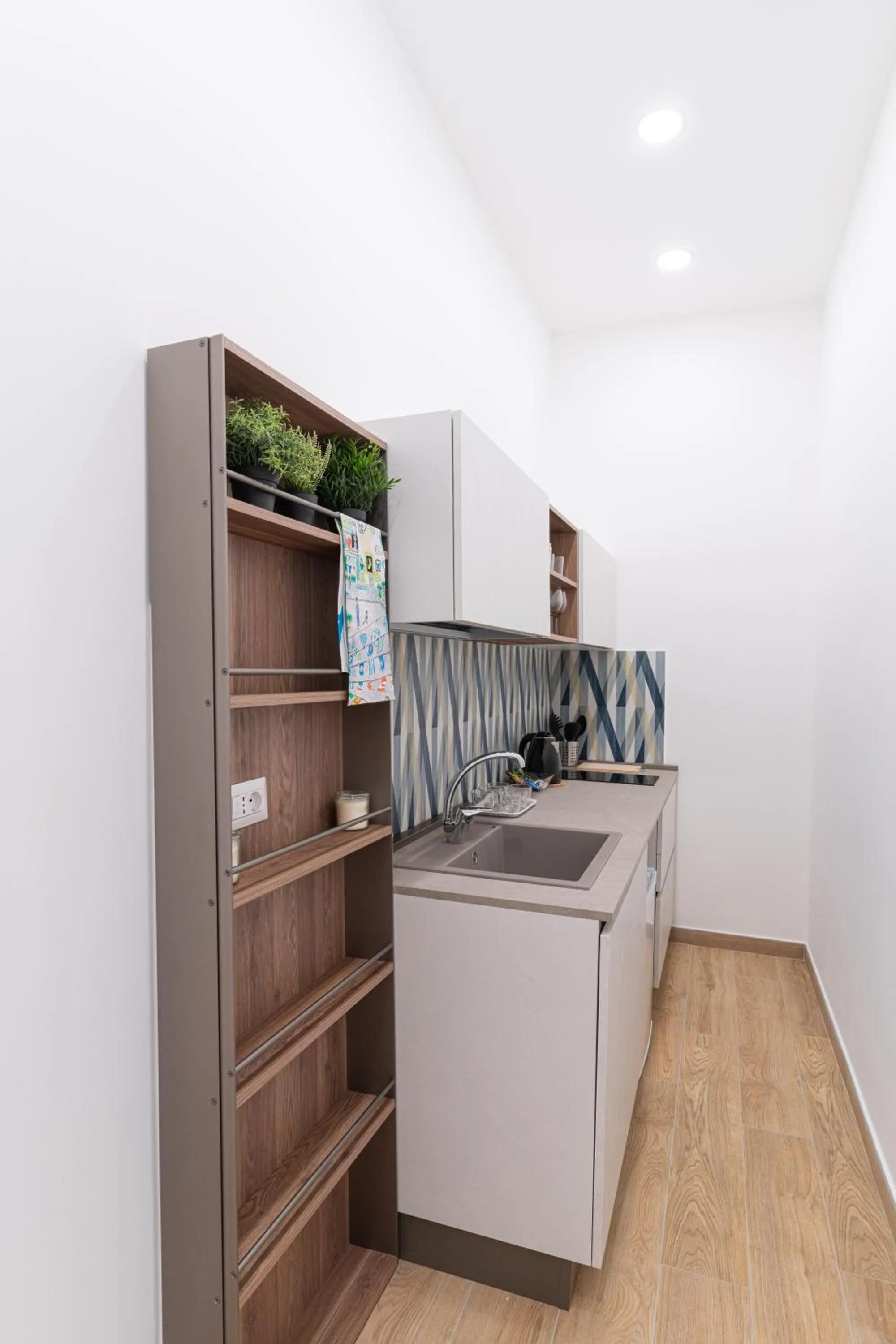 Kitchen or kitchenette in Toto e Peppino Luxury Rooms